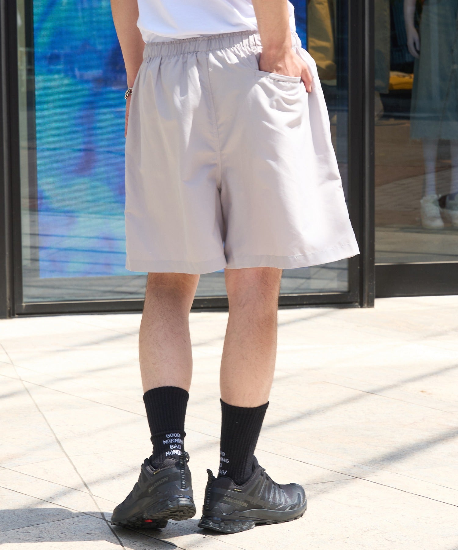 メゾンクラブ MAISON CLUB 【MAISON CLUB】COBRA CAPS / Microfiber All Purpose Shorts （ベージュ） ベージュ