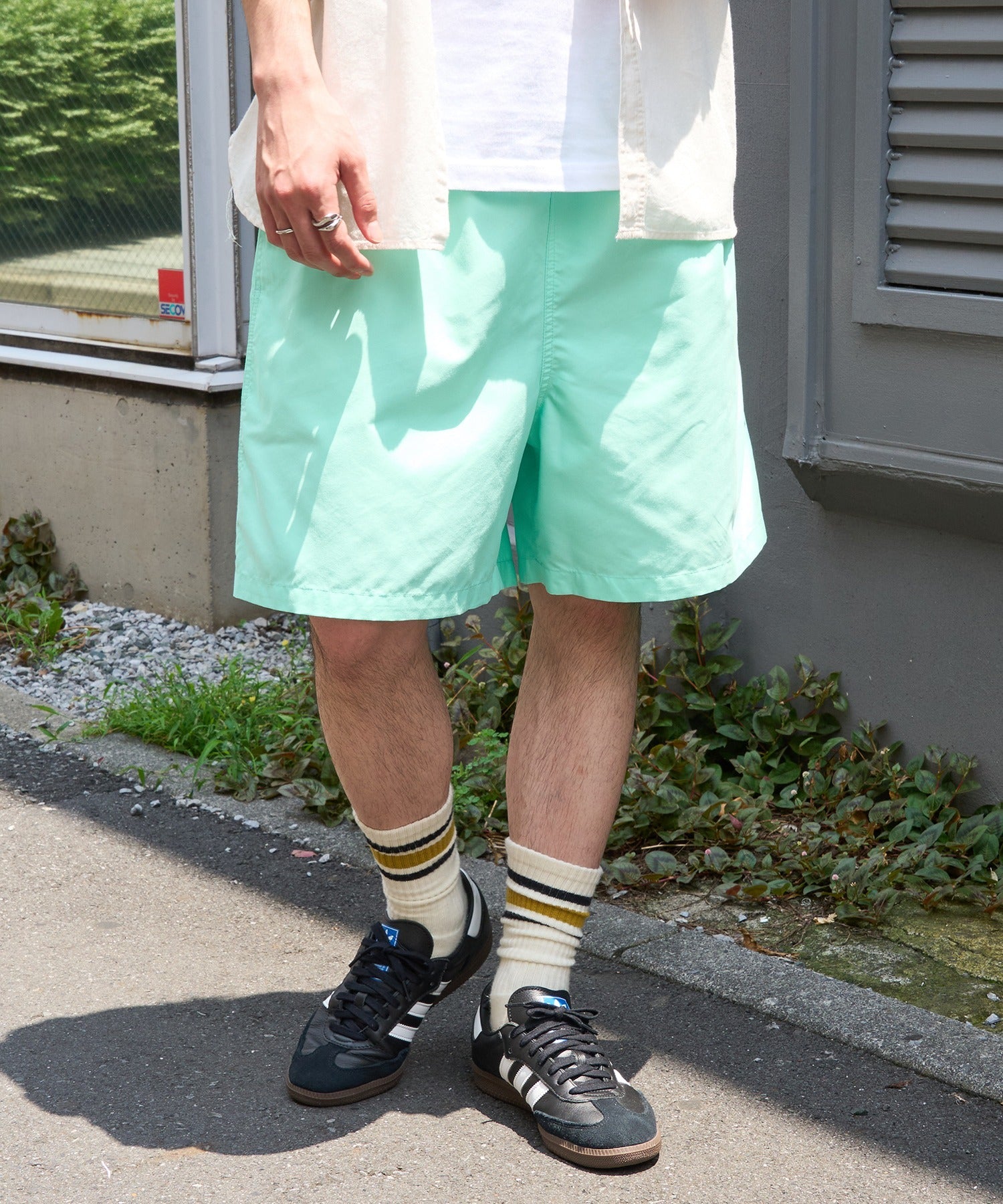 メゾンクラブ MAISON CLUB 【MAISON CLUB】COBRA CAPS / Microfiber All Purpose Shorts （ミント） ミント