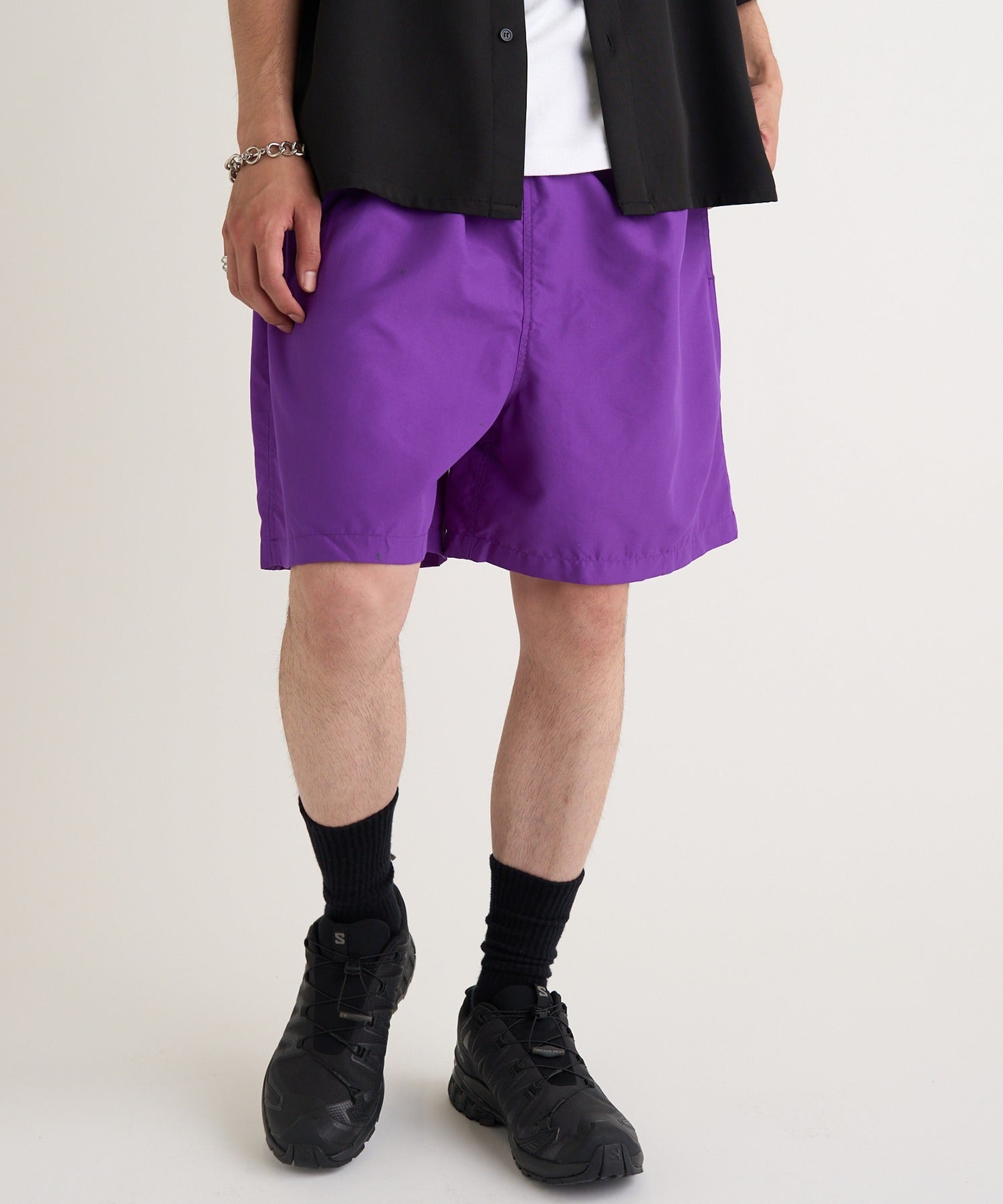 メゾンクラブ MAISON CLUB COBRA CAPS / Microfiber All Purpose Shorts （パープル） パープル