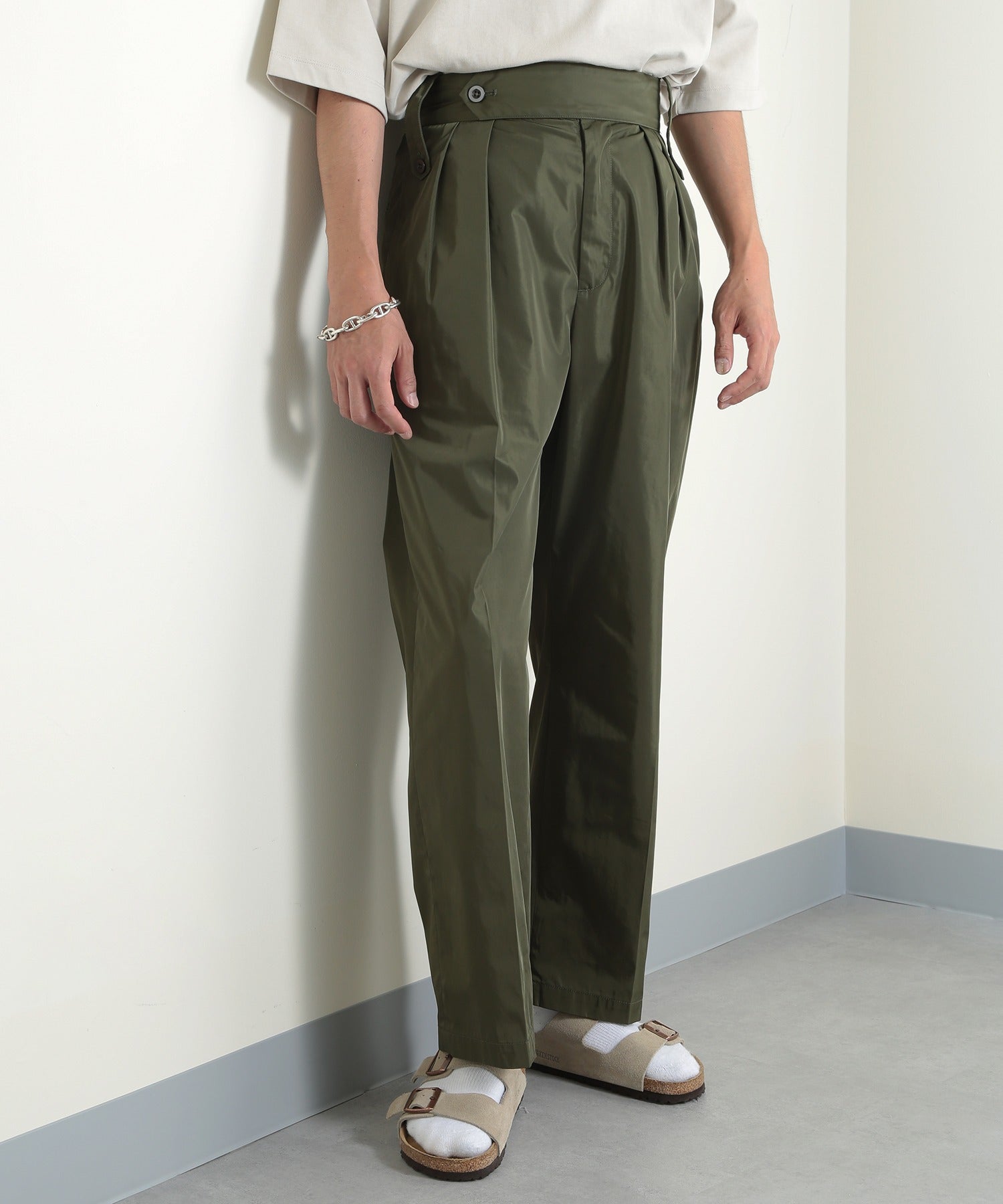 British 40’s Gurkha Pants ブリティッシュグルカパンツ タックパンツ ミリタリーパンツ ワイドパンツ 【MAISON CLUB】