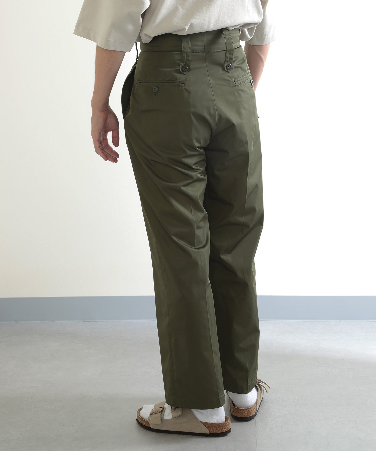 British 40’s Gurkha Pants ブリティッシュグルカパンツ タックパンツ ミリタリーパンツ ワイドパンツ 【MAISON CLUB】