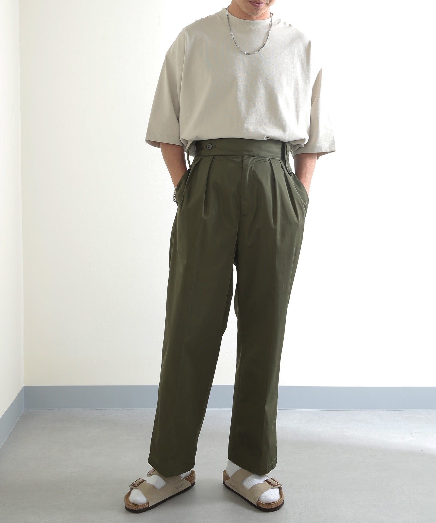 British 40’s Gurkha Pants ブリティッシュグルカパンツ タックパンツ ミリタリーパンツ ワイドパンツ 【MAISON CLUB】