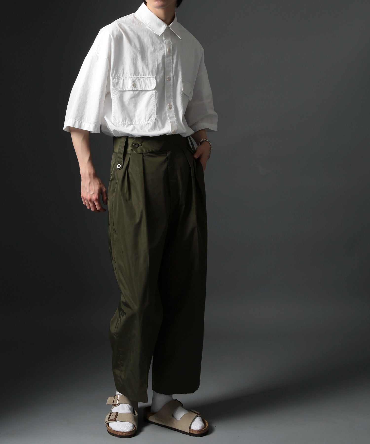 British 40’s Gurkha Pants ブリティッシュグルカパンツ タックパンツ ミリタリーパンツ ワイドパンツ 【MAISON CLUB】