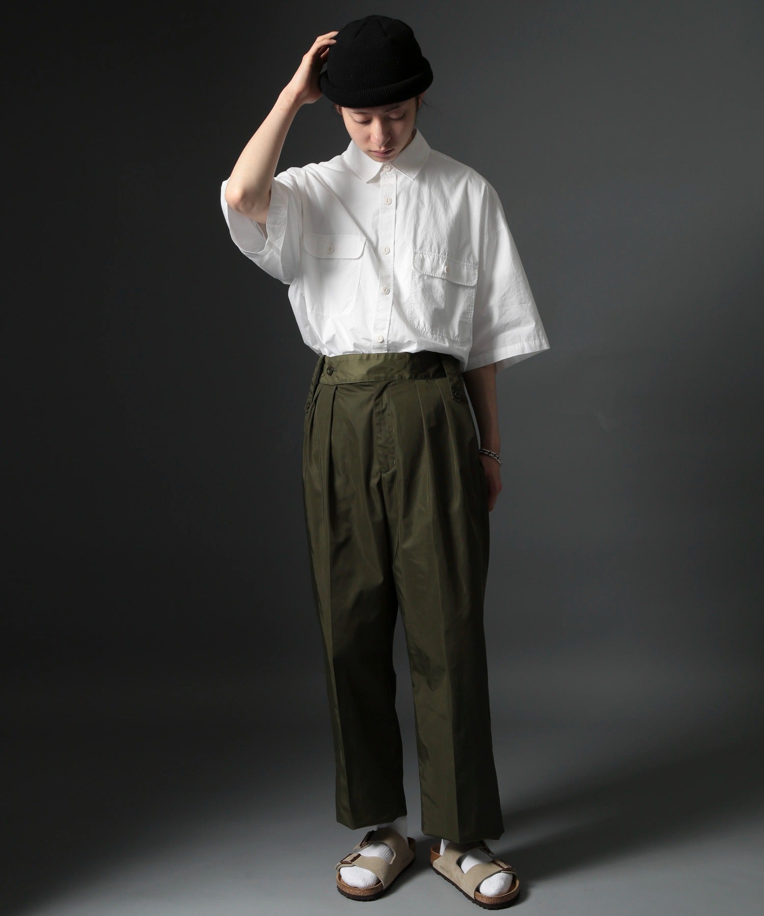 British 40’s Gurkha Pants ブリティッシュグルカパンツ タックパンツ ミリタリーパンツ ワイドパンツ 【MAISON CLUB】