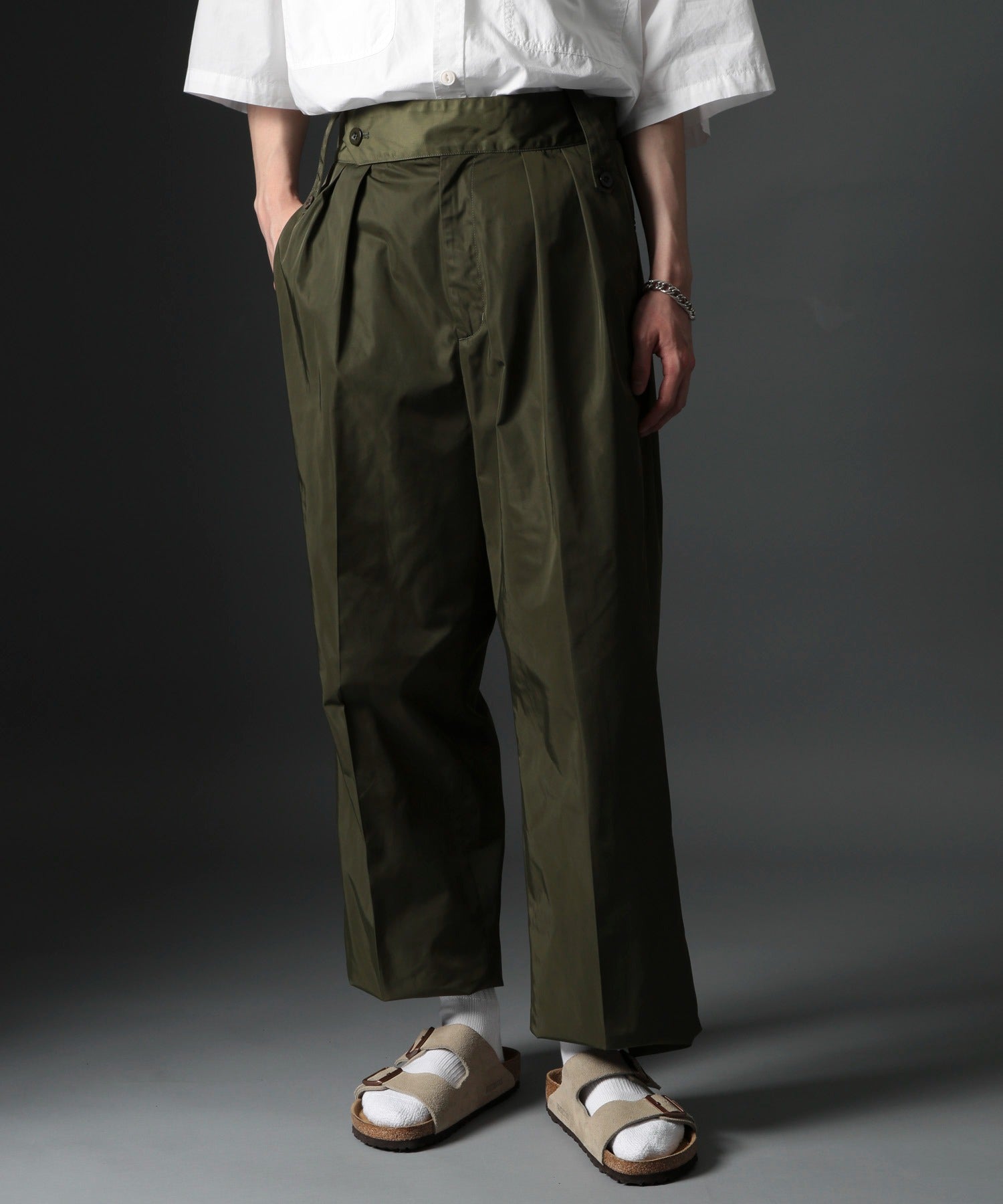 British 40’s Gurkha Pants ブリティッシュグルカパンツ タックパンツ ミリタリーパンツ ワイドパンツ 【MAISON CLUB】