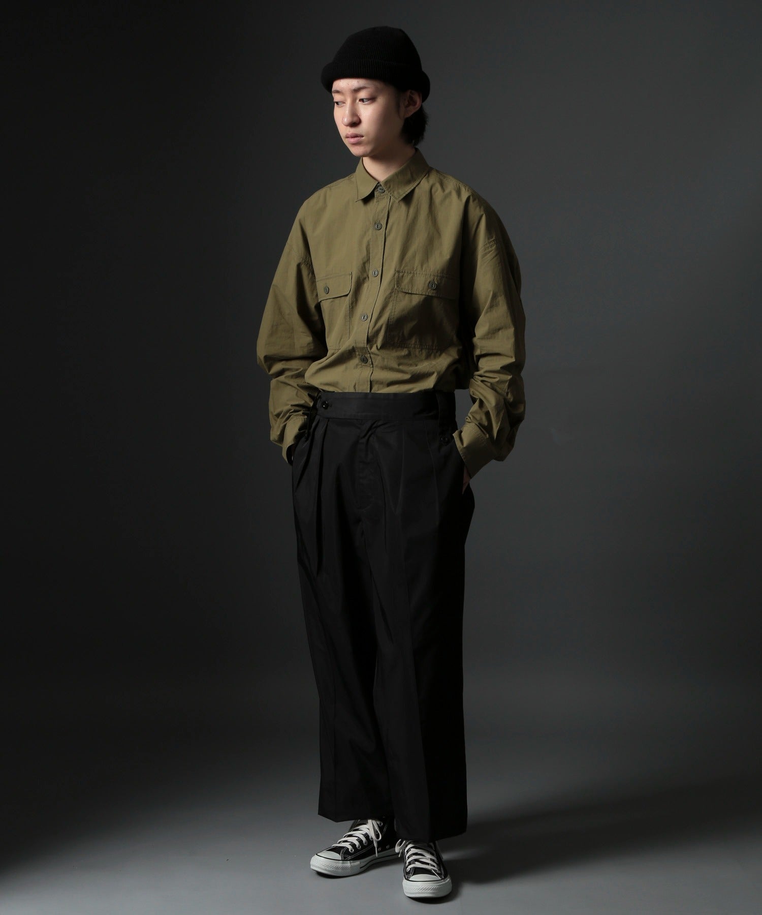 British 40’s Gurkha Pants ブリティッシュグルカパンツ タックパンツ ミリタリーパンツ ワイドパンツ 【MAISON CLUB】