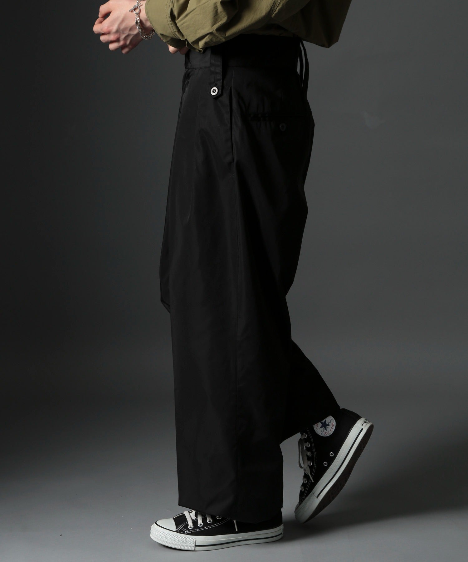 British 40’s Gurkha Pants ブリティッシュグルカパンツ タックパンツ ミリタリーパンツ ワイドパンツ 【MAISON CLUB】