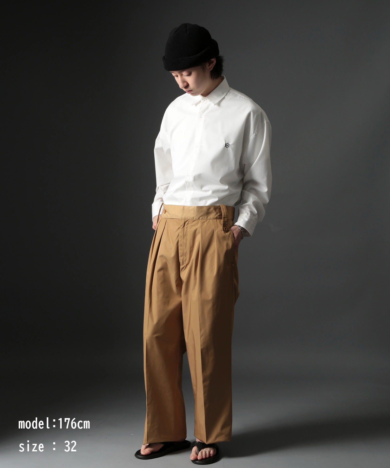 British 40’s Gurkha Pants ブリティッシュグルカパンツ タックパンツ ミリタリーパンツ ワイドパンツ 【MAISON CLUB】