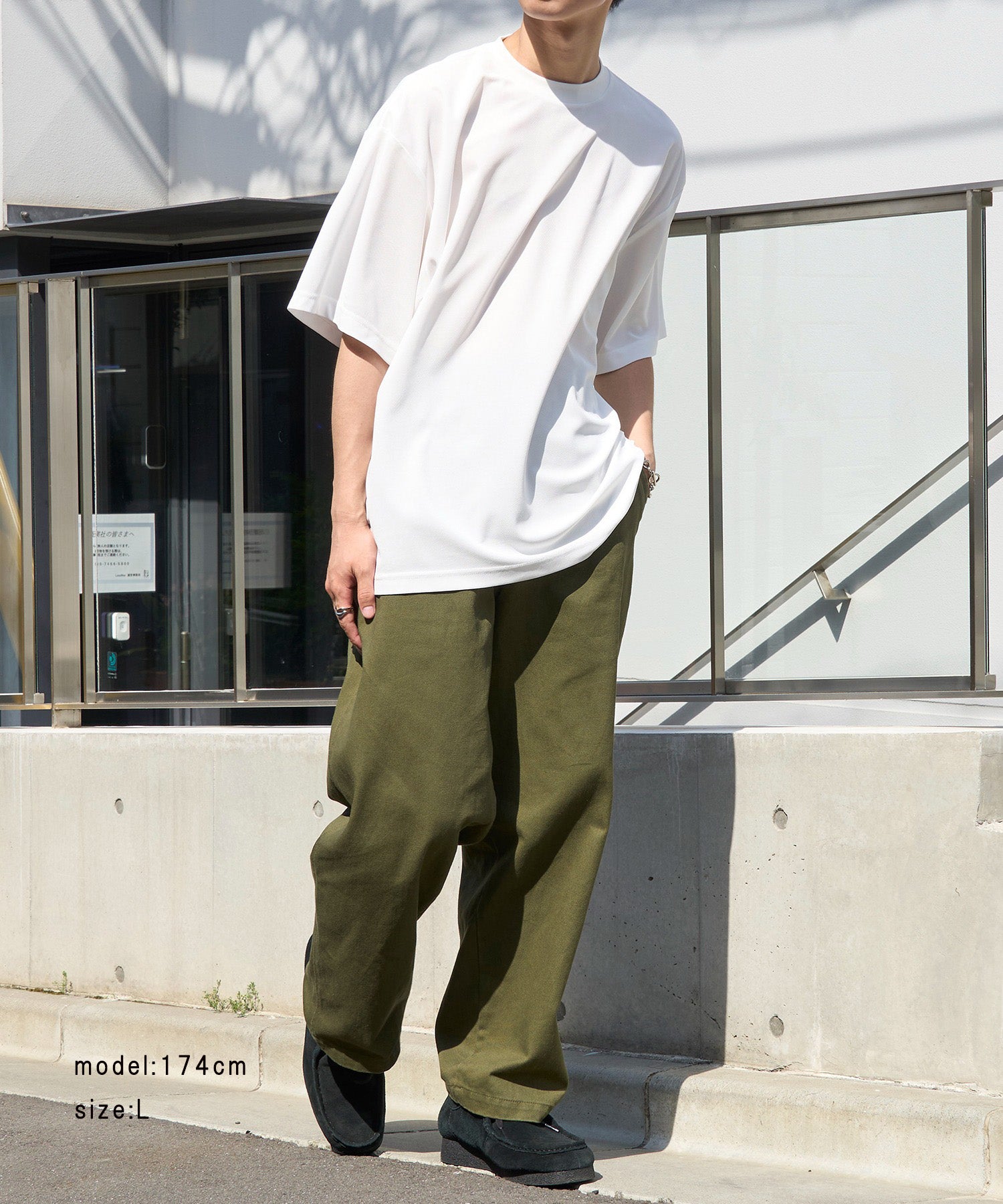 メゾンクラブ MAISON CLUB Over Size Dry Tee / オーバーサイズドライTee 速乾 （ホワイト） ホワイト