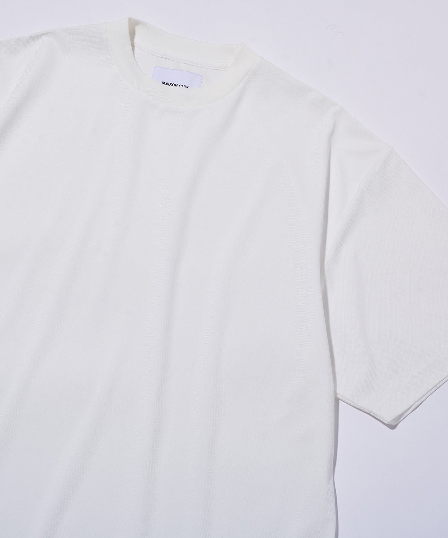 メゾンクラブ MAISON CLUB Over Size Dry Tee / オーバーサイズドライTee 速乾 （ホワイト） ホワイト
