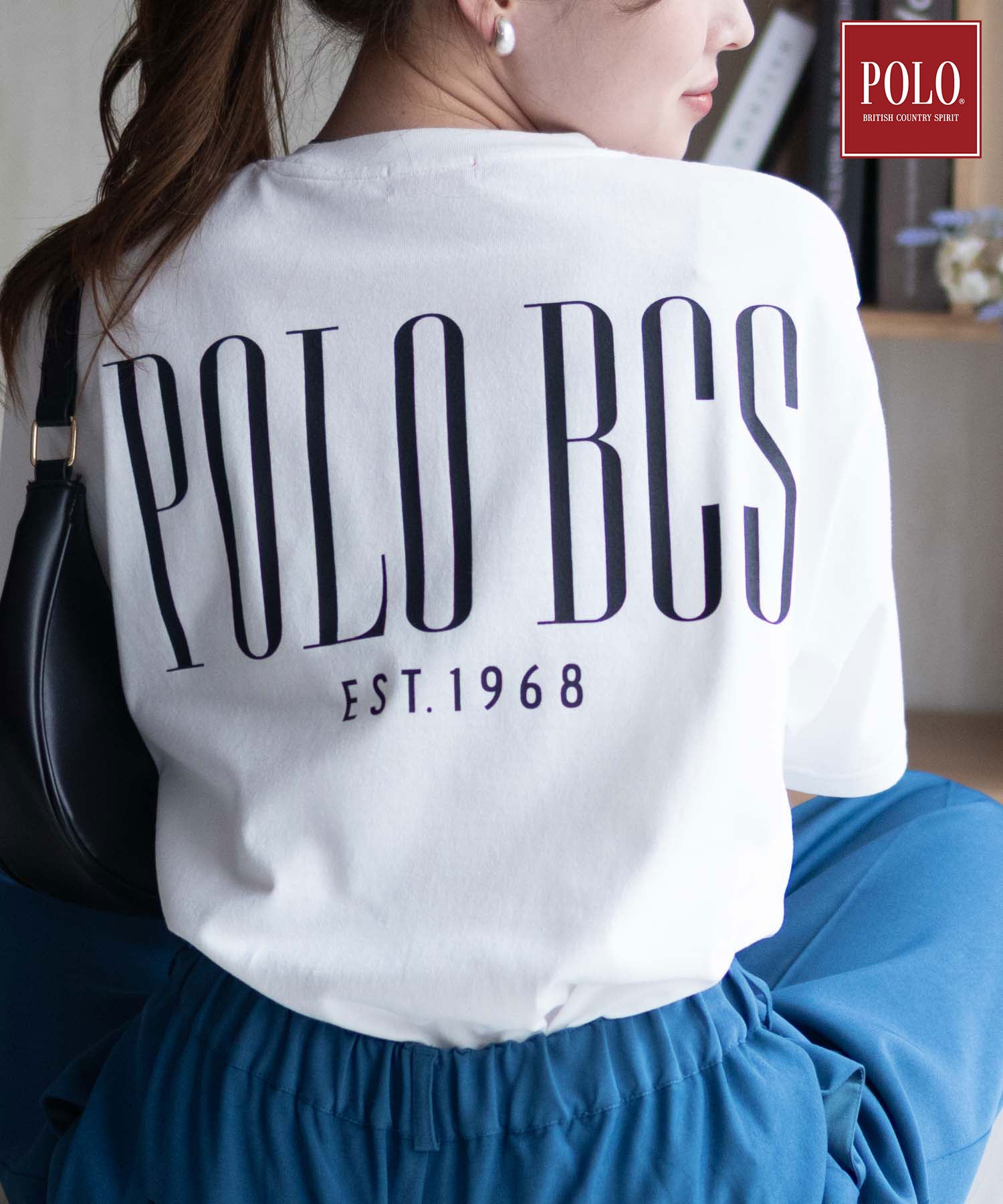 ポロ ビーシーエス POLO BCS バックロゴプリントTシャツ （オフホワイト） オフホワイト