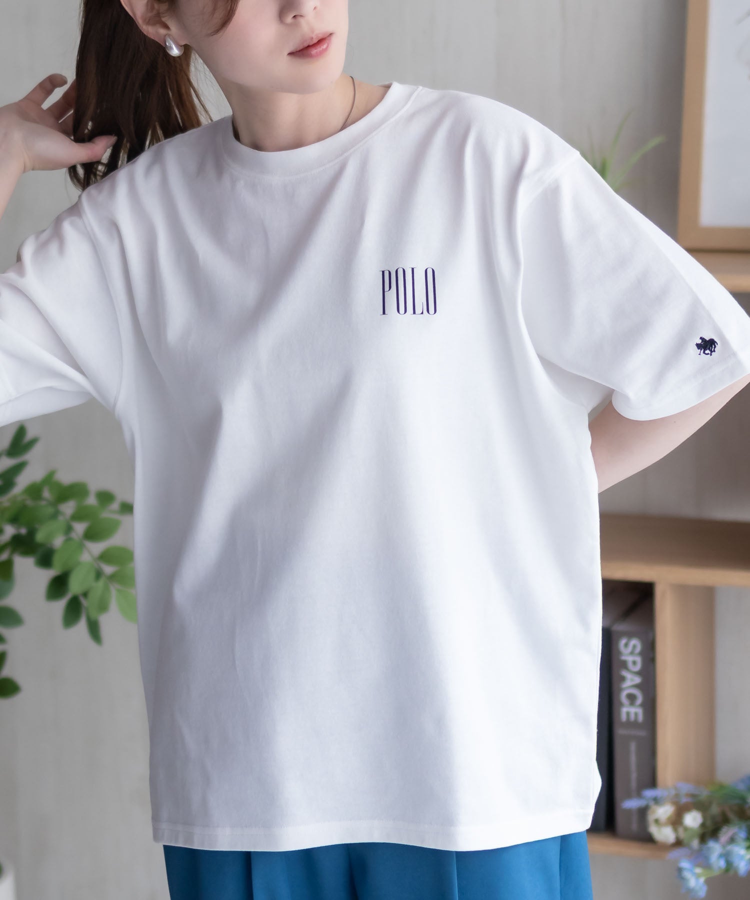 ポロ ビーシーエス POLO BCS バックロゴプリントTシャツ （オフホワイト） オフホワイト