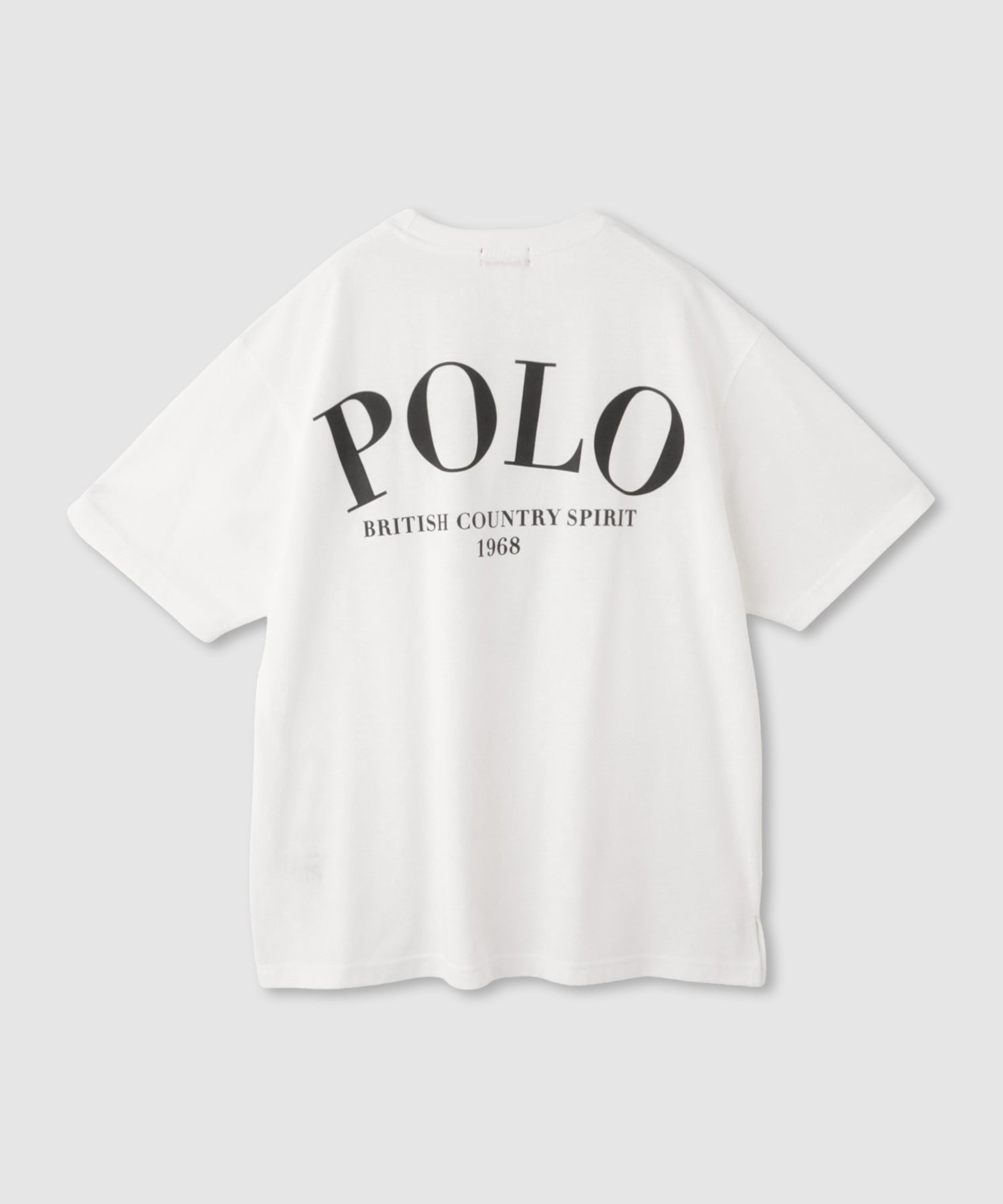 ポロ ビーシーエス POLO BCS バックプリントオーバーサイズTシャツ （ホワイト） ホワイト