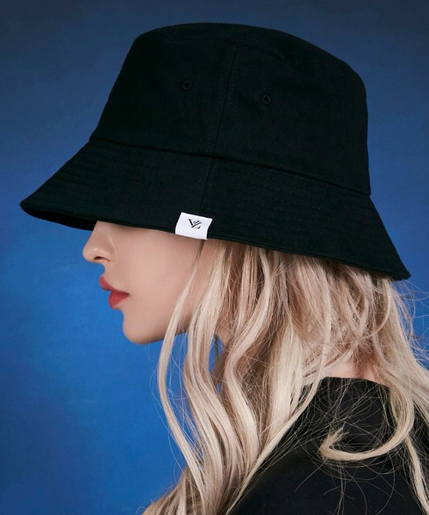 Bazar VARZAR Herringbone label bucket hat beige bucket hat bokeh hat hat