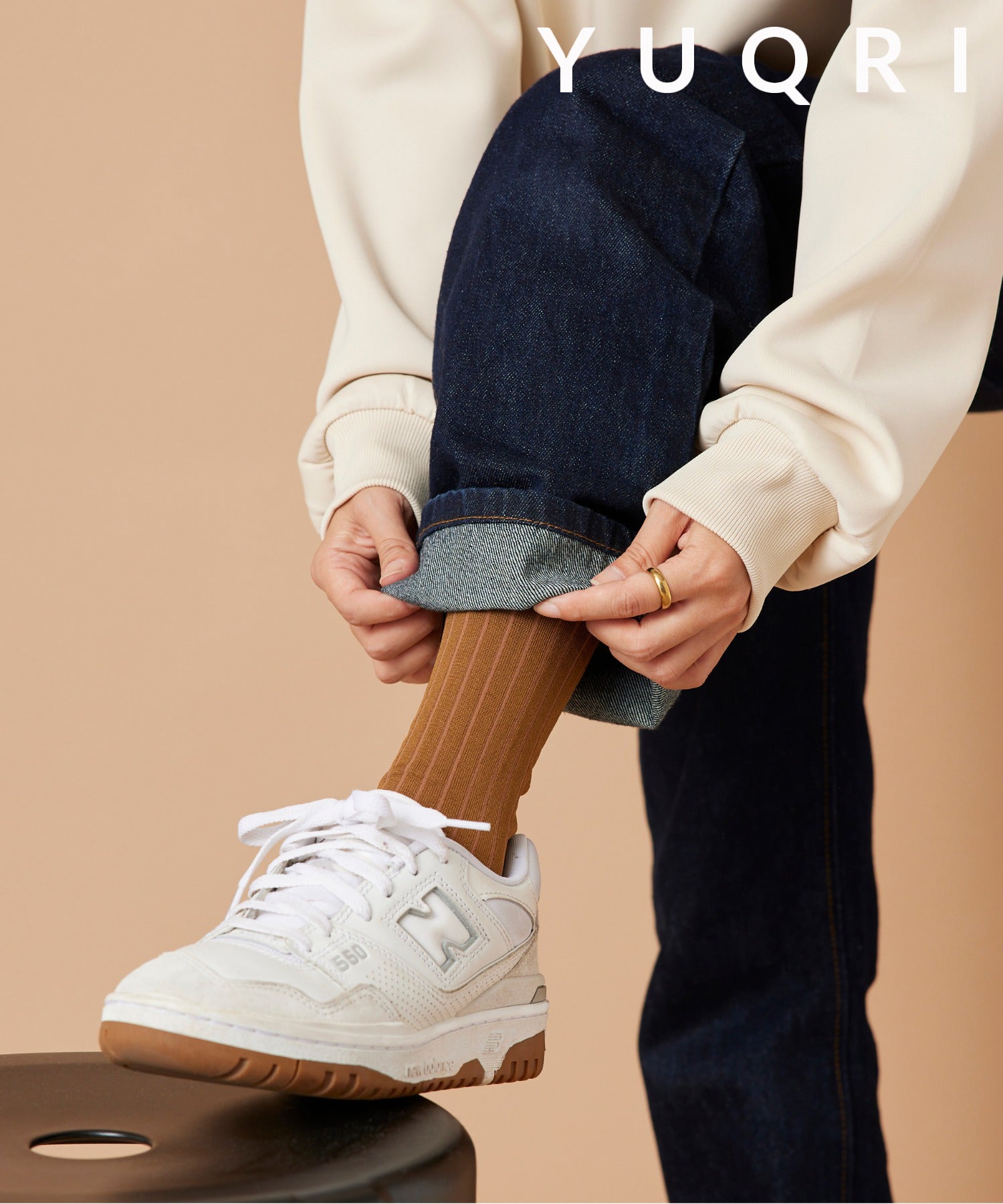 Yuqri YUQRI 【YUQRI / ユクリ】attach broad rib antibacterial deodorant deodorization antibacterial socks gift present