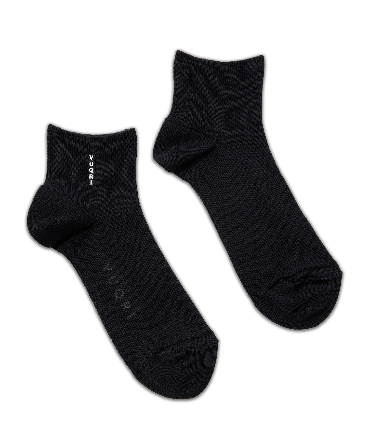 Yuqri YUQRI 【YUQRI】silky rib ankle sizeless