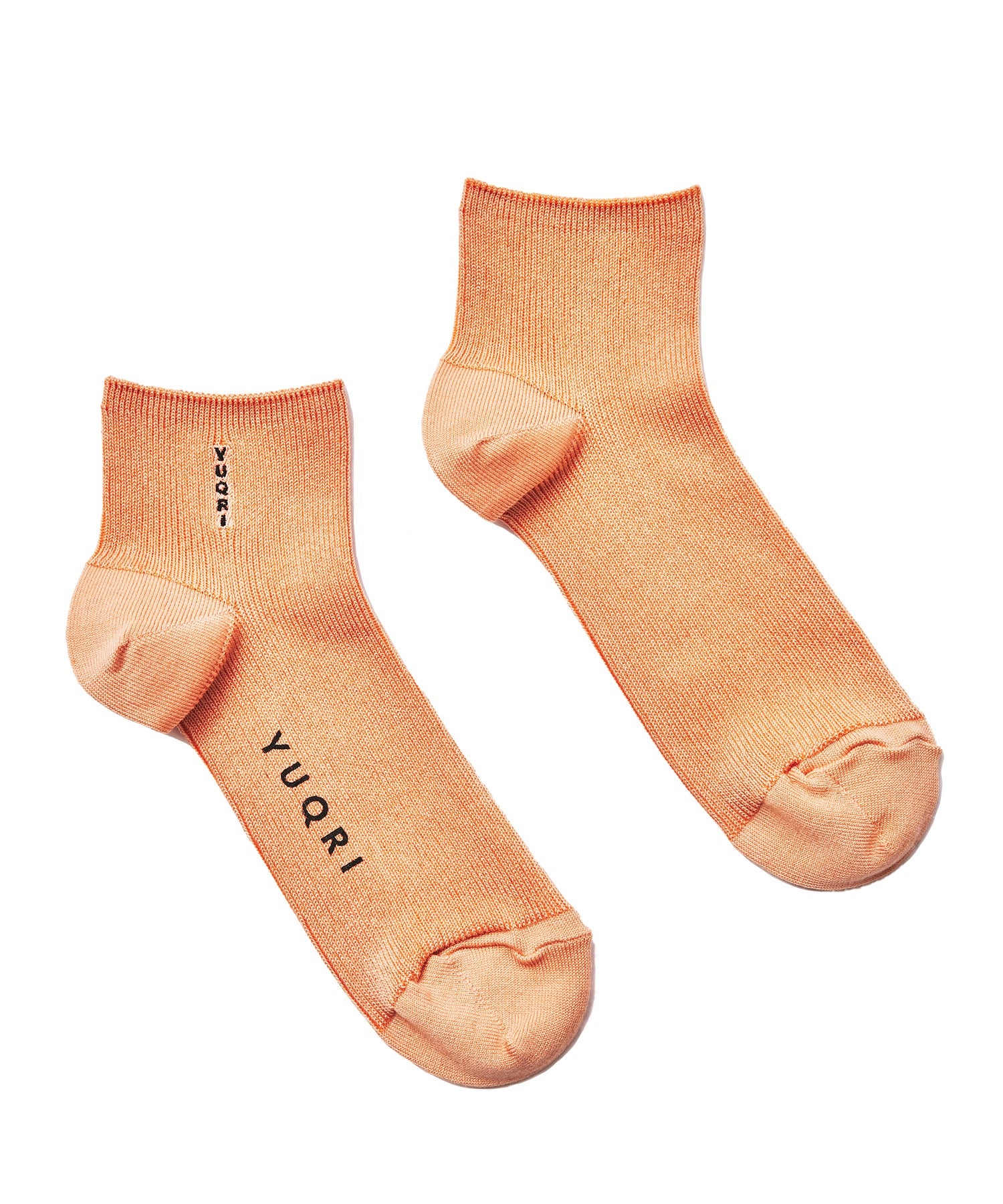 Yuqri YUQRI 【YUQRI】silky rib ankle sizeless