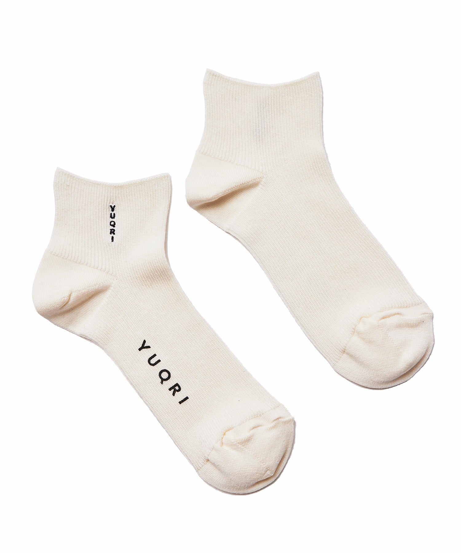 Yuqri YUQRI 【YUQRI】silky rib ankle sizeless