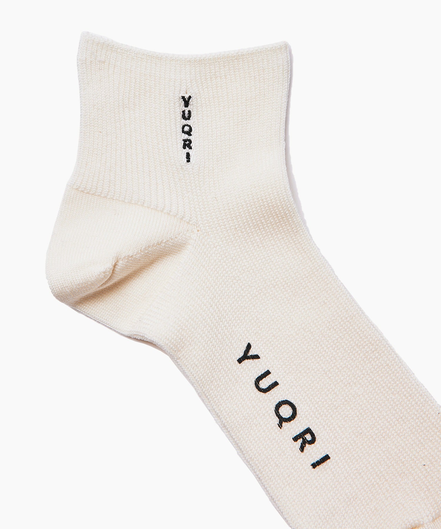 Yuqri YUQRI 【YUQRI】silky rib ankle sizeless