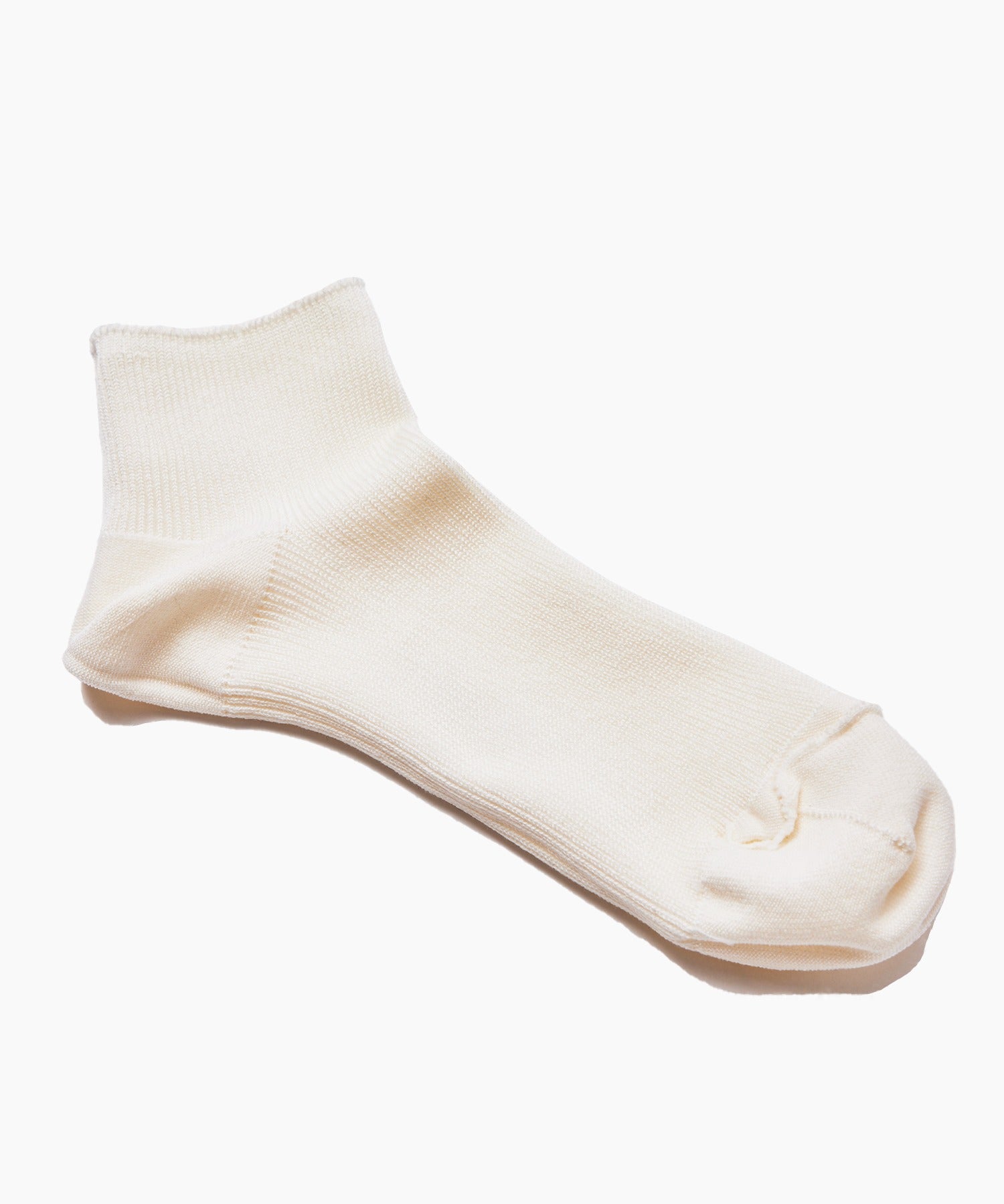 Yuqri YUQRI 【YUQRI】silky rib ankle sizeless