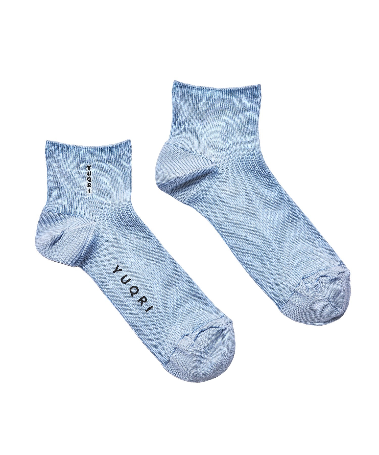 Yuqri YUQRI 【YUQRI】silky rib ankle sizeless