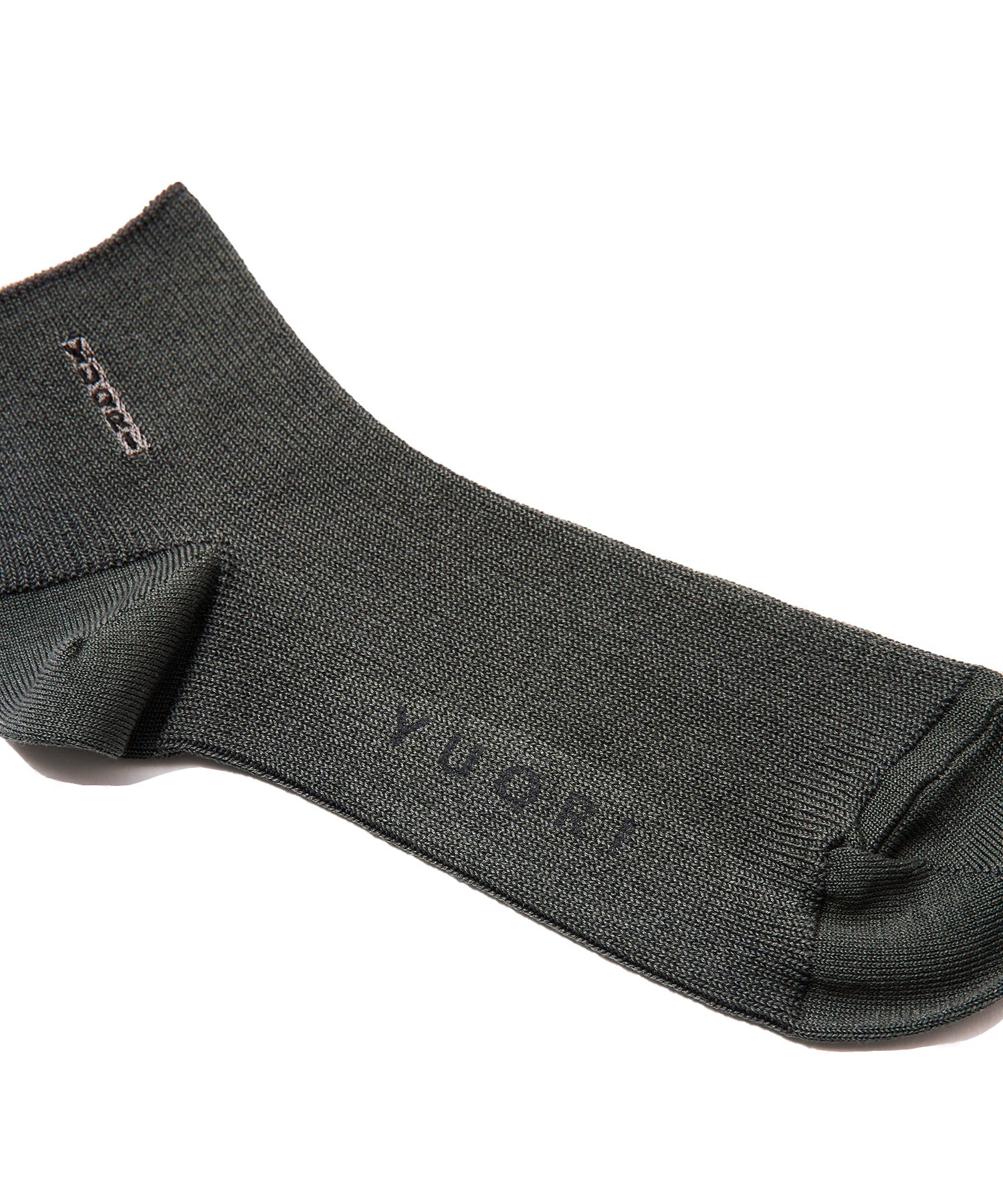 Yuqri YUQRI 【YUQRI】silky rib ankle sizeless