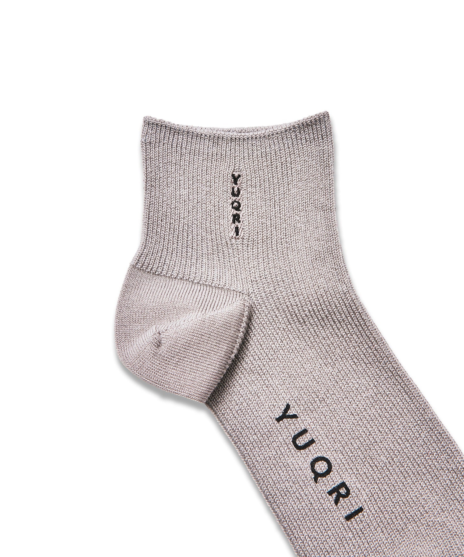 Yuqri YUQRI 【YUQRI】silky rib ankle sizeless