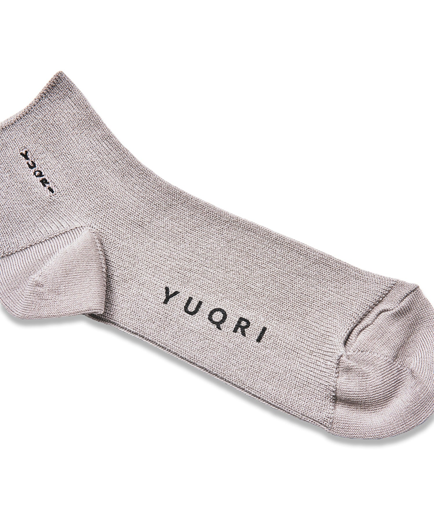 Yuqri YUQRI 【YUQRI】silky rib ankle sizeless