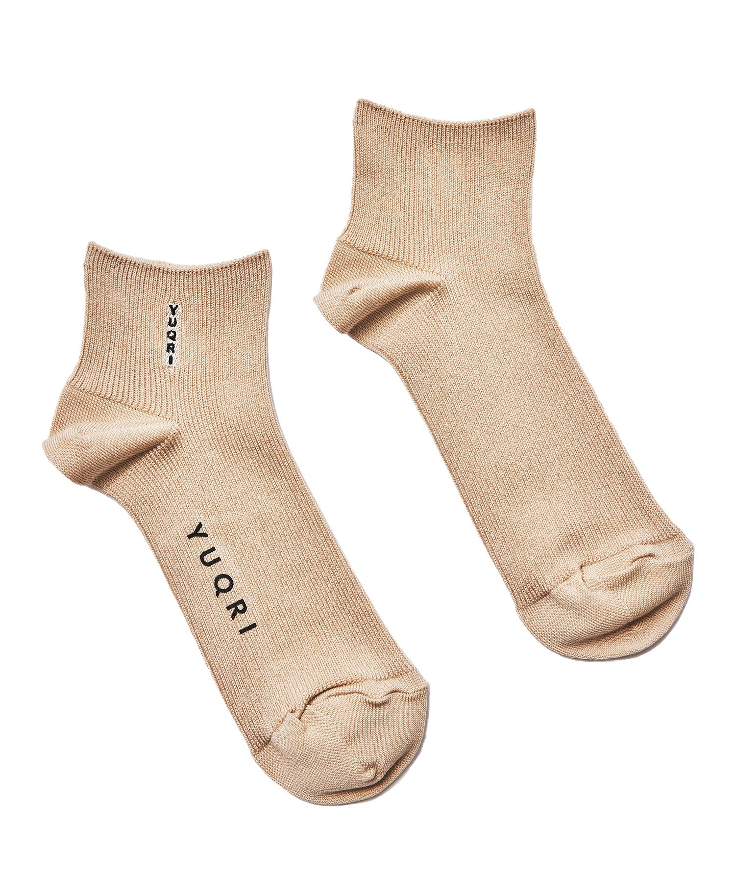 Yuqri YUQRI 【YUQRI】silky rib ankle sizeless