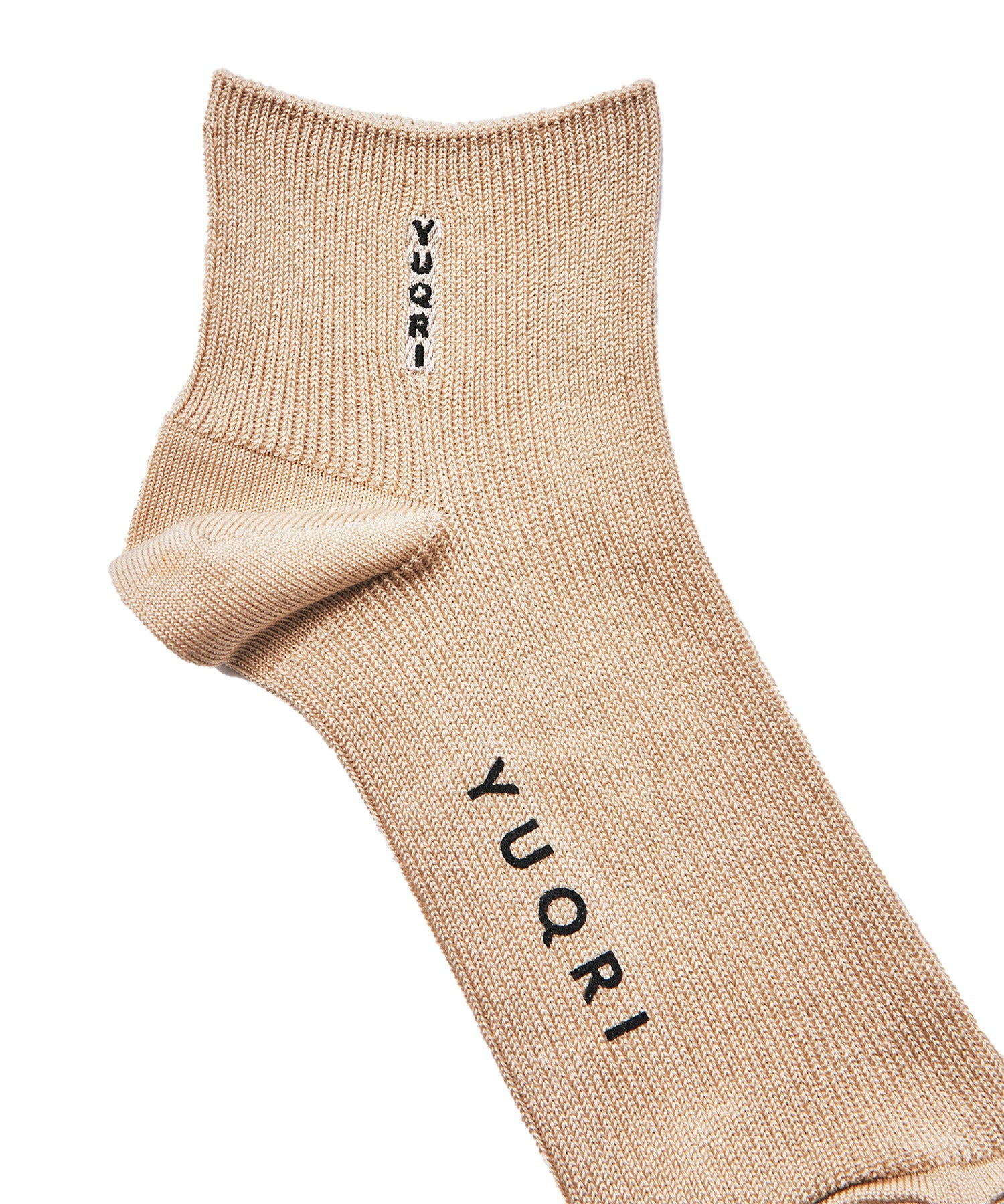 Yuqri YUQRI 【YUQRI】silky rib ankle sizeless