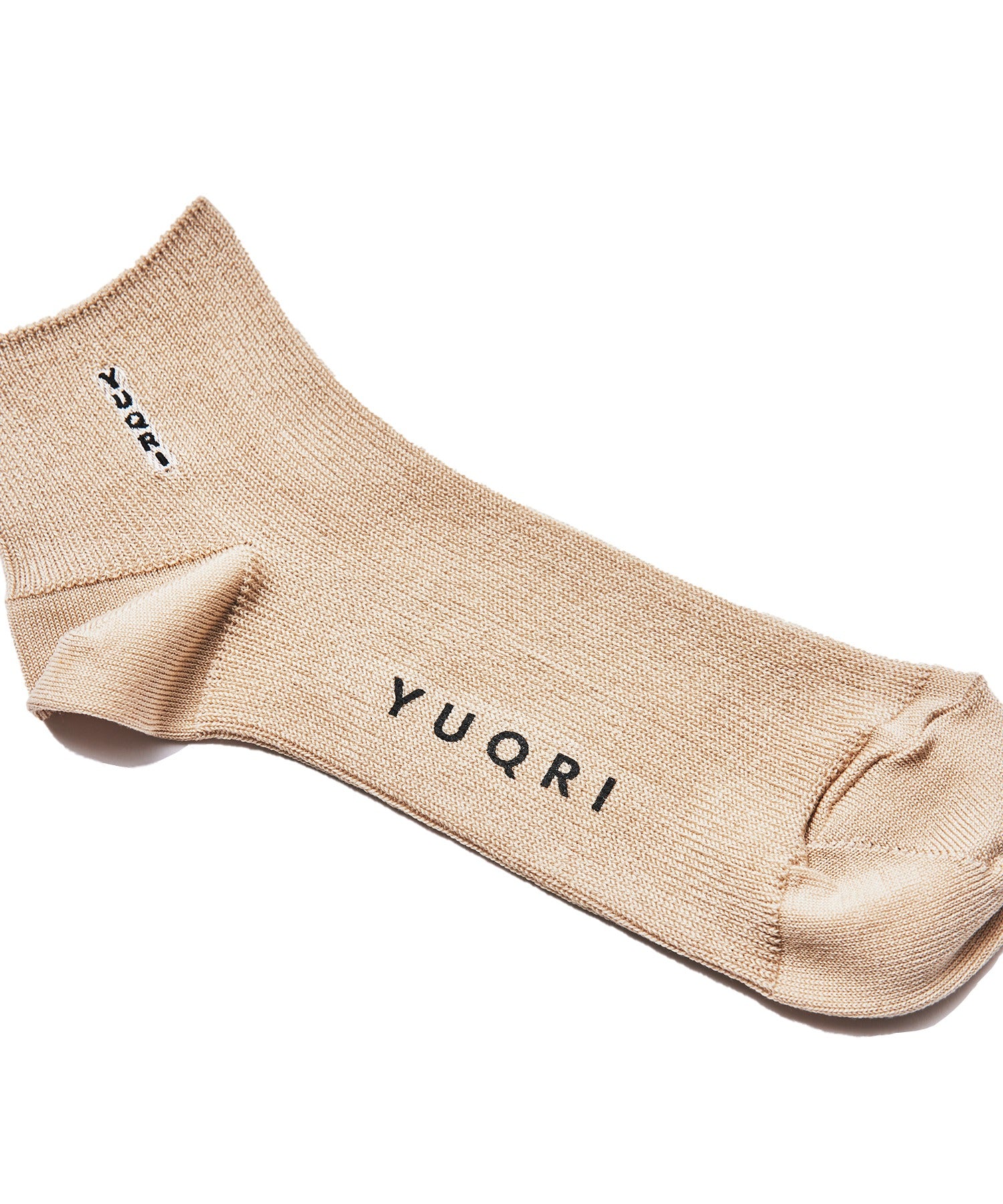 Yuqri YUQRI 【YUQRI】silky rib ankle sizeless