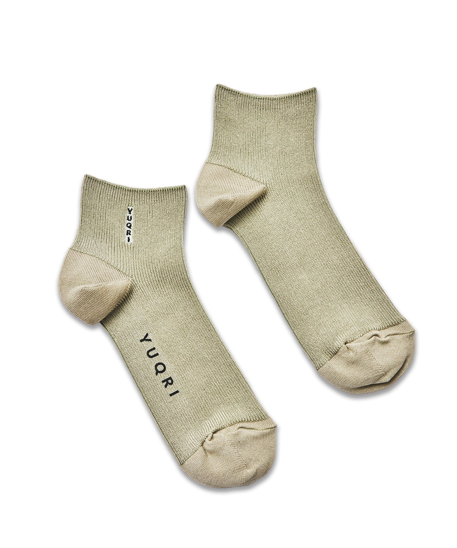 Yuqri YUQRI 【YUQRI】silky rib ankle sizeless