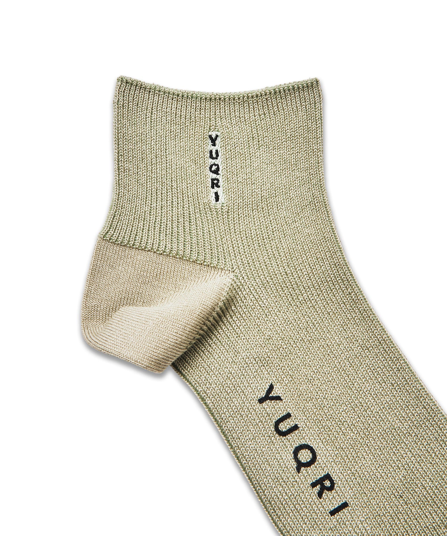 Yuqri YUQRI 【YUQRI】silky rib ankle sizeless