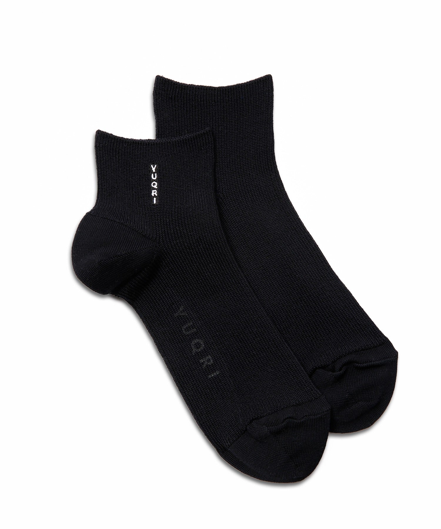 Yuqri YUQRI 【YUQRI】silky rib ankle sizeless