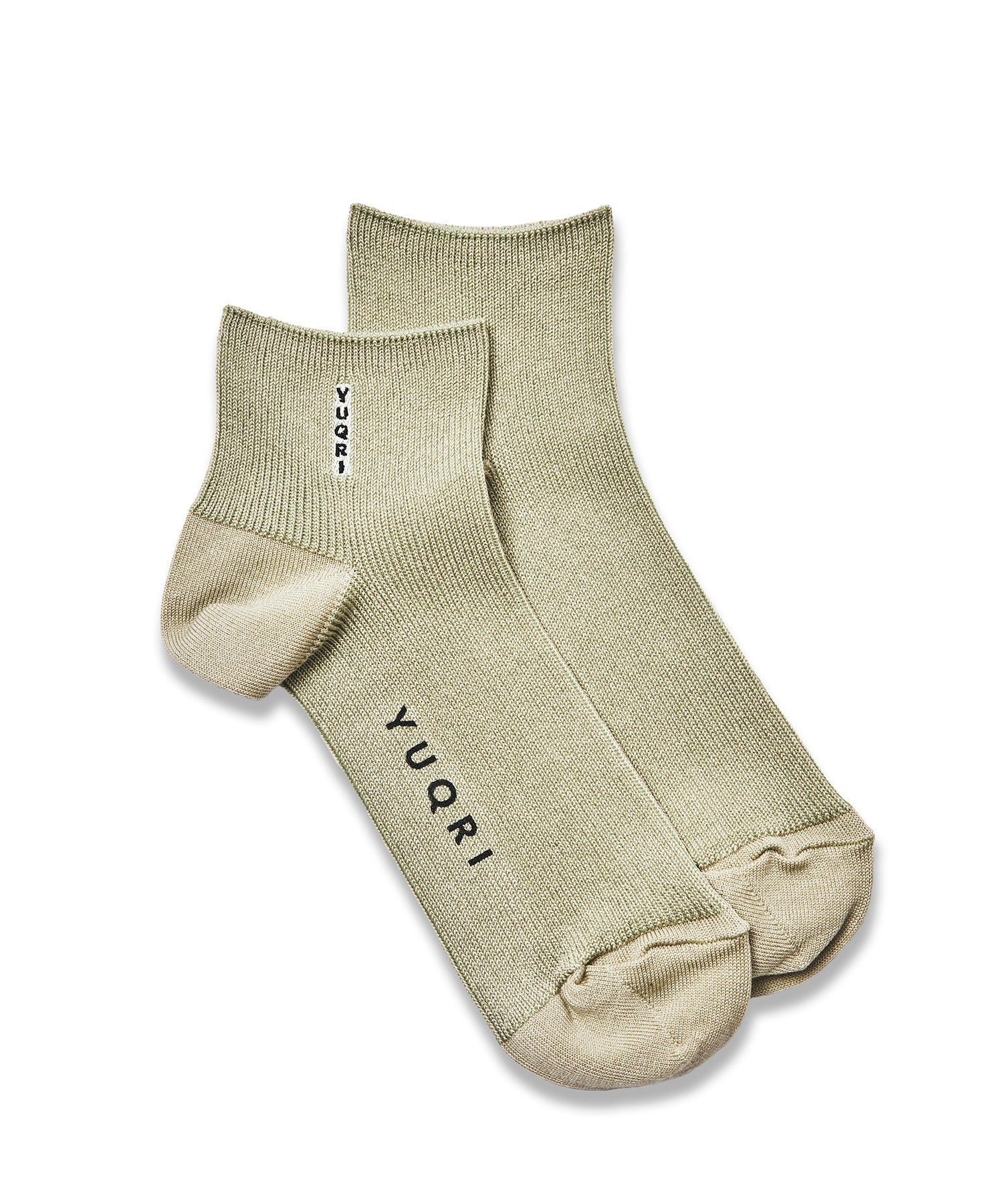 Yuqri YUQRI 【YUQRI】silky rib ankle sizeless