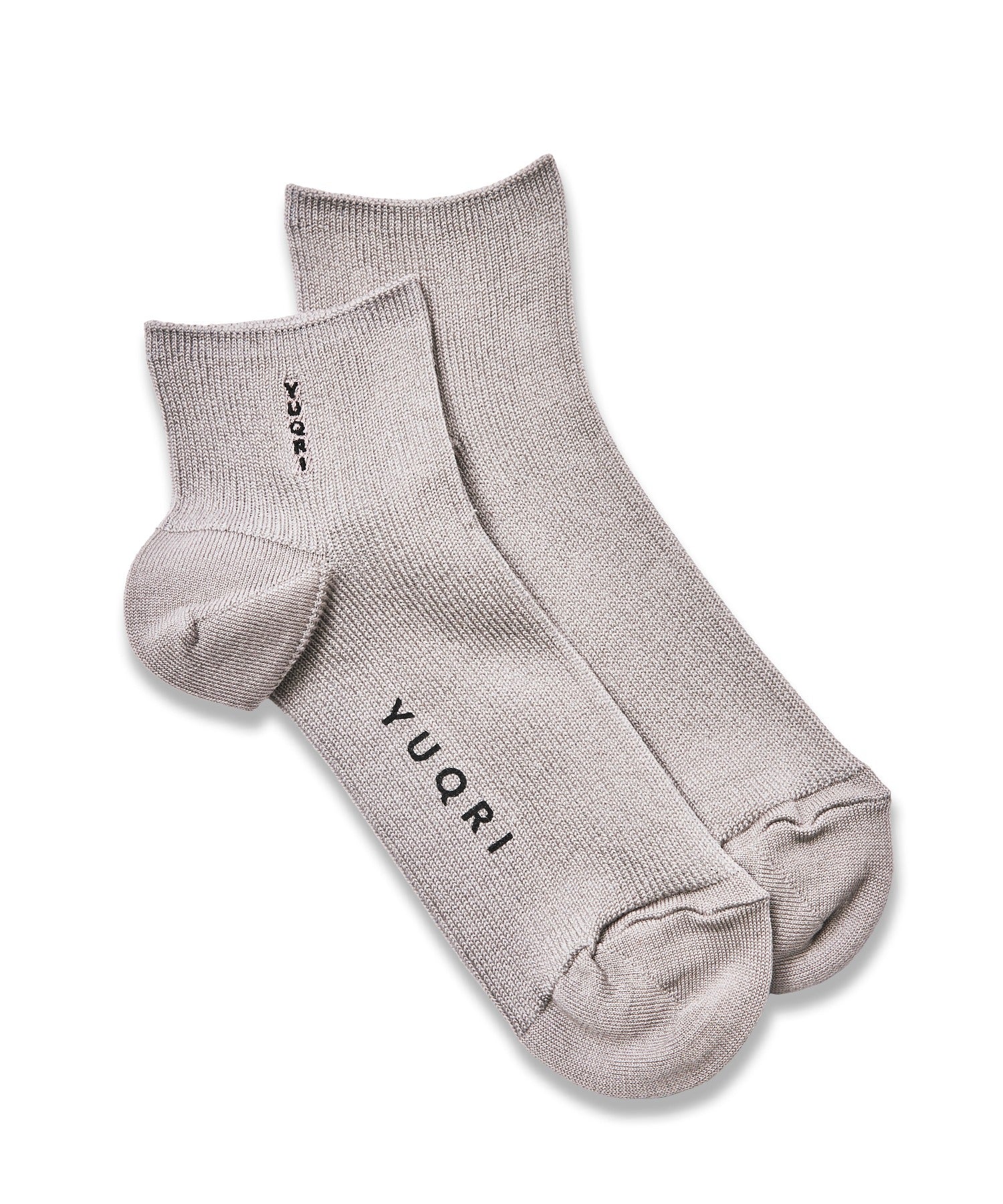 Yuqri YUQRI 【YUQRI】silky rib ankle sizeless