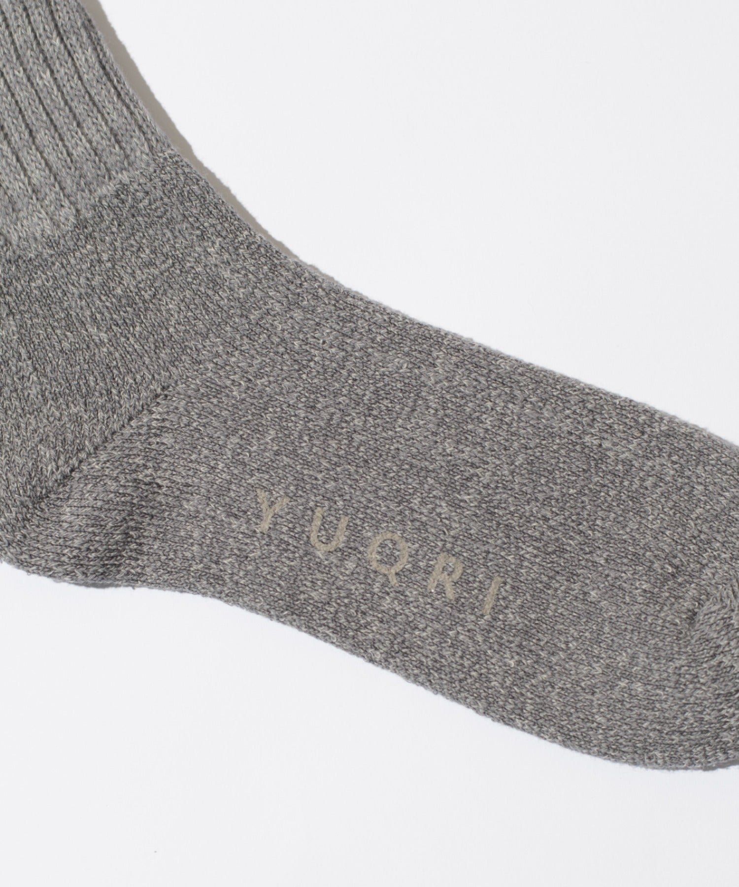 "YUQRI YUQRI Soft and Comfortable Fit ◎【YUQRI / ユクリ】comfy pile double rib 2 feel "Antibacterial, Deodorizing, and Bacteriostatic" Rib Socks Made in Japan