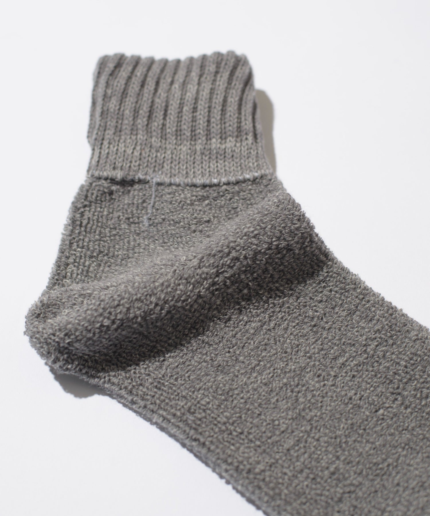 "YUQRI YUQRI Soft and Comfortable Fit ◎【YUQRI / ユクリ】comfy pile double rib 2 feel "Antibacterial, Deodorizing, and Bacteriostatic" Rib Socks Made in Japan