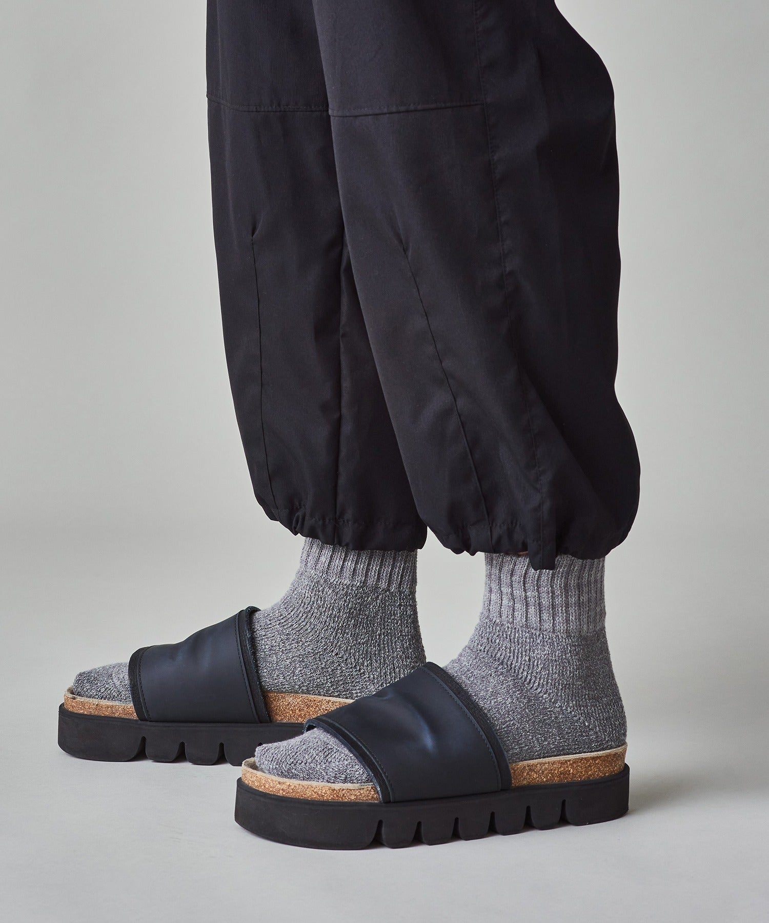 "YUQRI YUQRI Soft and Comfortable Fit ◎【YUQRI / ユクリ】comfy pile double rib 2 feel "Antibacterial, Deodorizing, and Bacteriostatic" Rib Socks Made in Japan