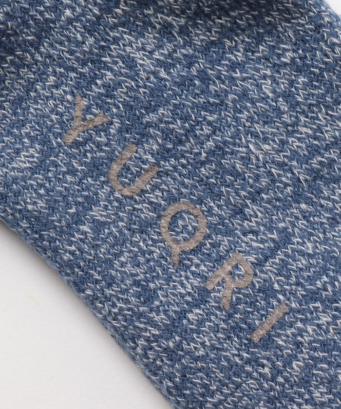 "YUQRI YUQRI Soft and Comfortable Fit ◎【YUQRI / ユクリ】comfy pile double rib 2 feel "Antibacterial, Deodorizing, and Bacteriostatic" Rib Socks Made in Japan