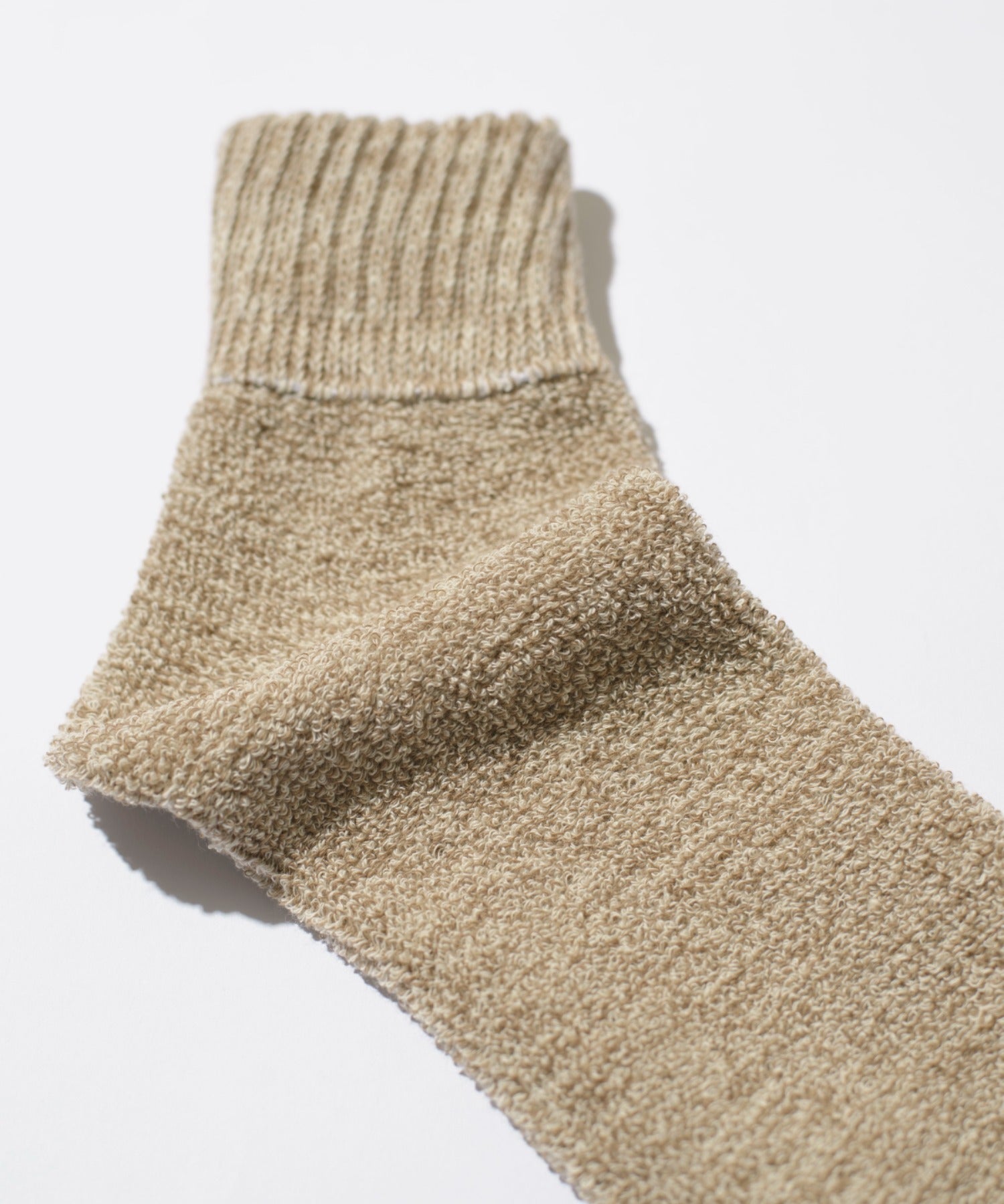 "YUQRI YUQRI Soft and Comfortable Fit ◎【YUQRI / ユクリ】comfy pile double rib 2 feel "Antibacterial, Deodorizing, and Bacteriostatic" Rib Socks Made in Japan
