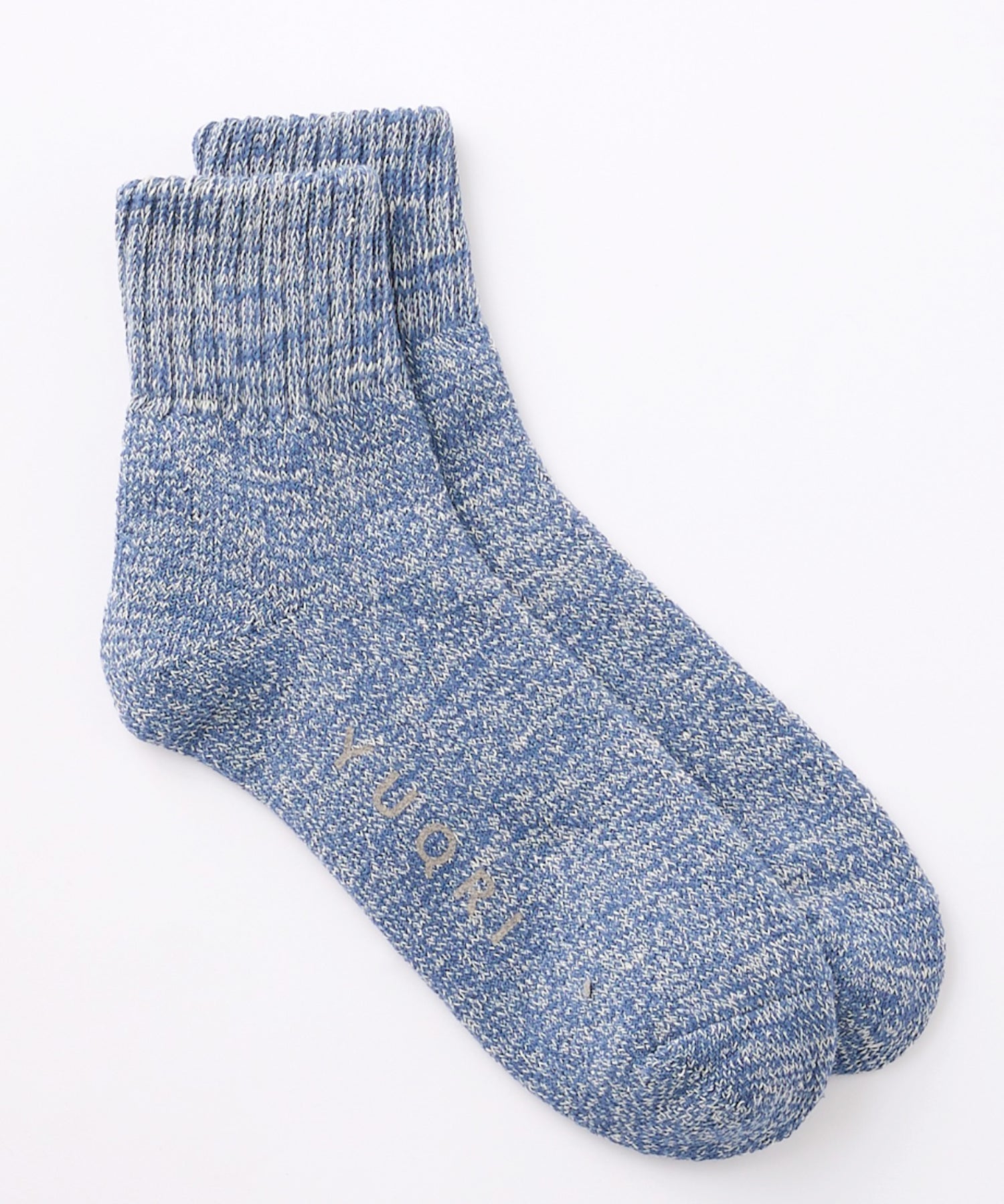"YUQRI YUQRI Soft and Comfortable Fit ◎【YUQRI / ユクリ】comfy pile double rib 2 feel "Antibacterial, Deodorizing, and Bacteriostatic" Rib Socks Made in Japan
