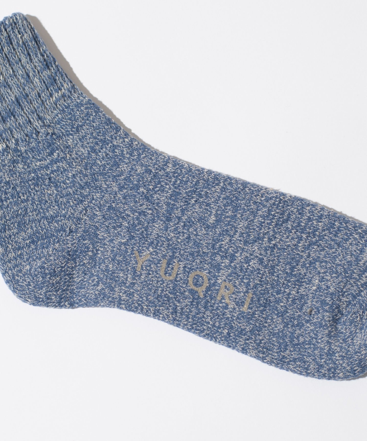 "YUQRI YUQRI Soft and Comfortable Fit ◎【YUQRI / ユクリ】comfy pile double rib 2 feel "Antibacterial, Deodorizing, and Bacteriostatic" Rib Socks Made in Japan
