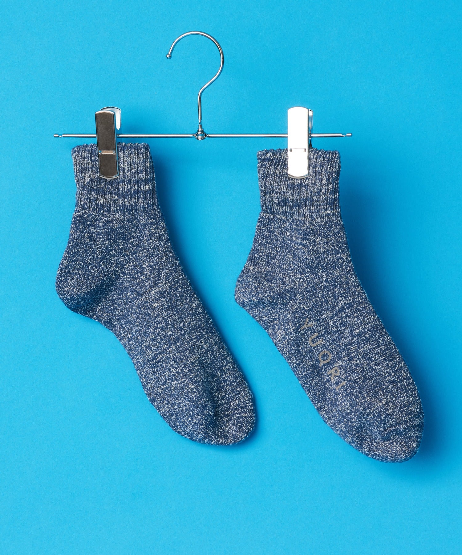 "YUQRI YUQRI Soft and Comfortable Fit ◎【YUQRI / ユクリ】comfy pile double rib 2 feel "Antibacterial, Deodorizing, and Bacteriostatic" Rib Socks Made in Japan
