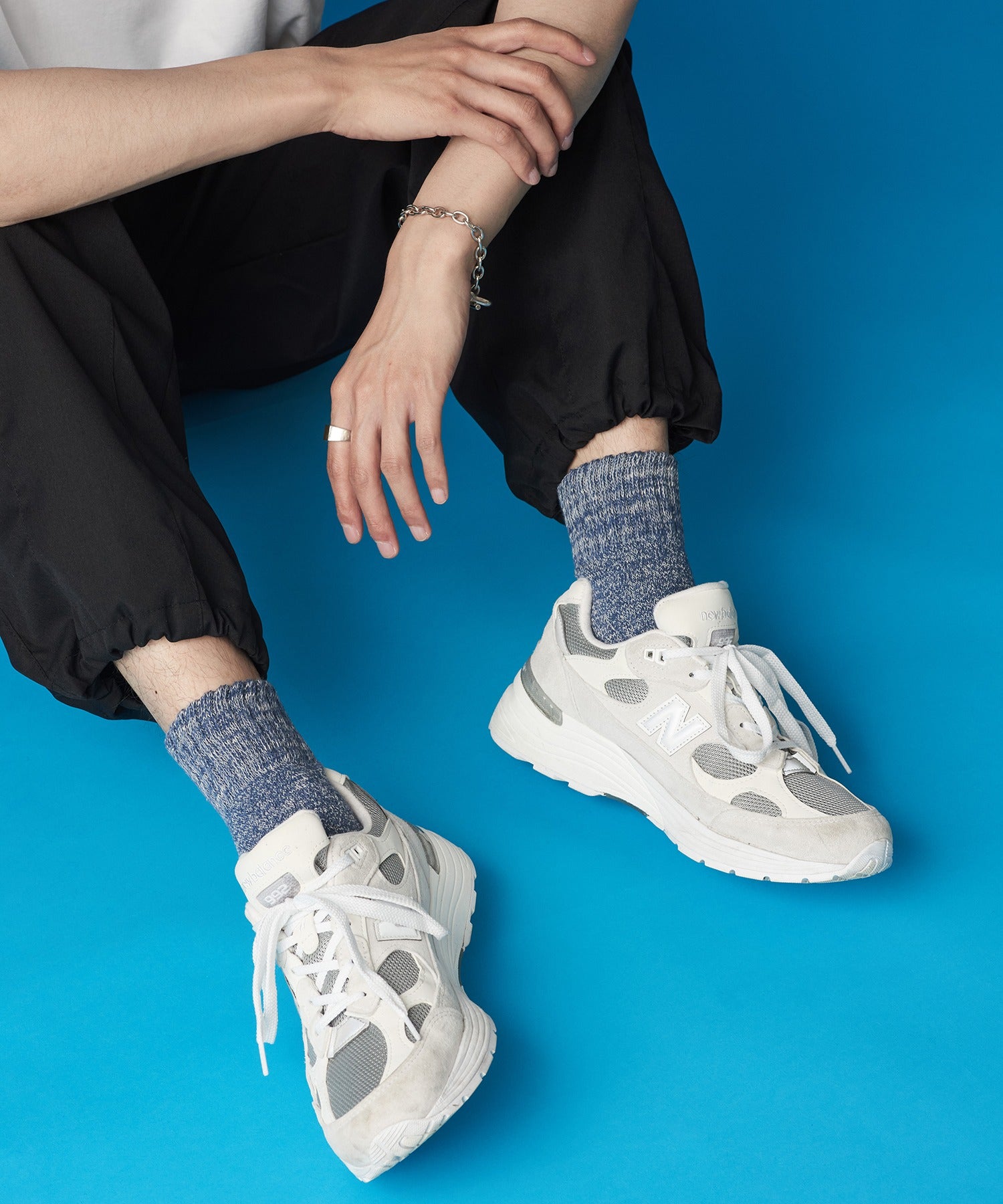 "YUQRI YUQRI Soft and Comfortable Fit ◎【YUQRI / ユクリ】comfy pile double rib 2 feel "Antibacterial, Deodorizing, and Bacteriostatic" Rib Socks Made in Japan