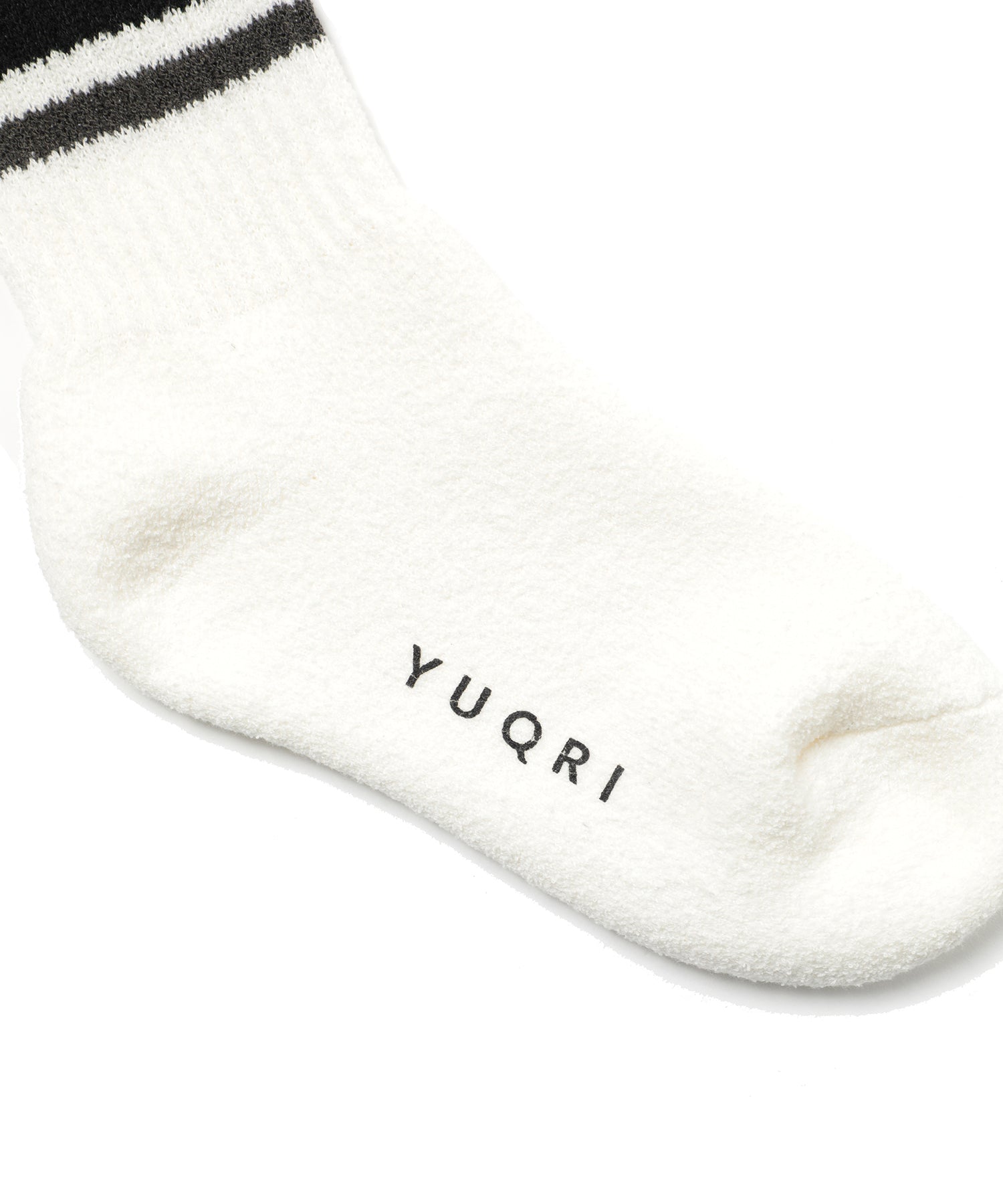 ユクリ YUQRI 【YUQRI / ユクリ】puff pile short crew line 抗菌防臭 消臭 制菌 靴下 ソックス 父の日 ギフト プレゼント 贈り物