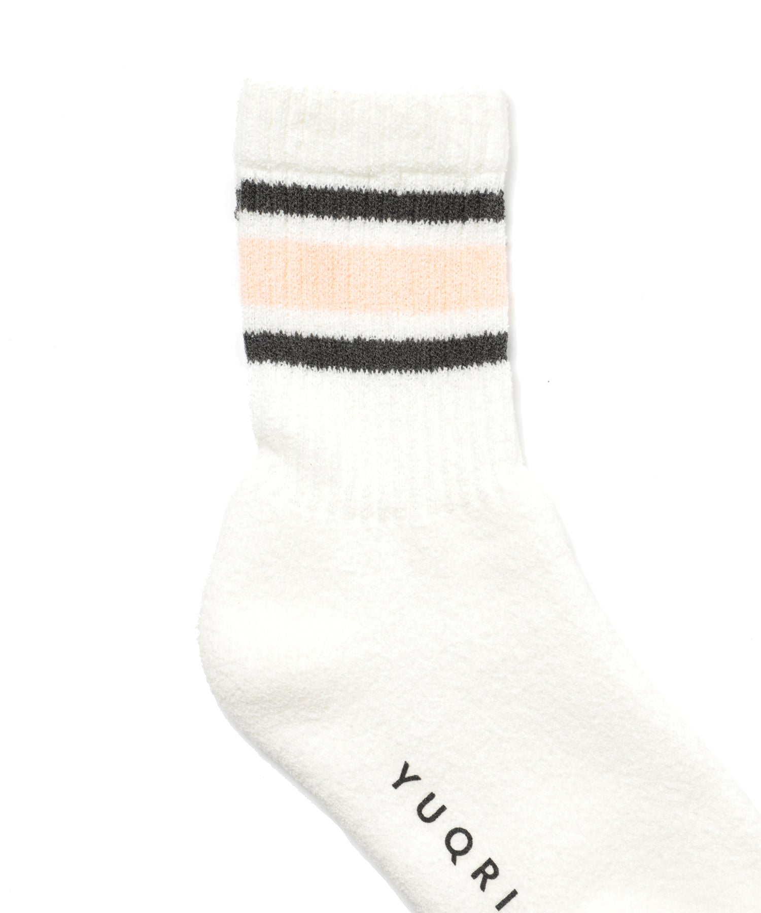 ユクリ YUQRI 【YUQRI / ユクリ】puff pile short crew line 抗菌防臭 消臭 制菌 靴下 ソックス 父の日 ギフト プレゼント 贈り物