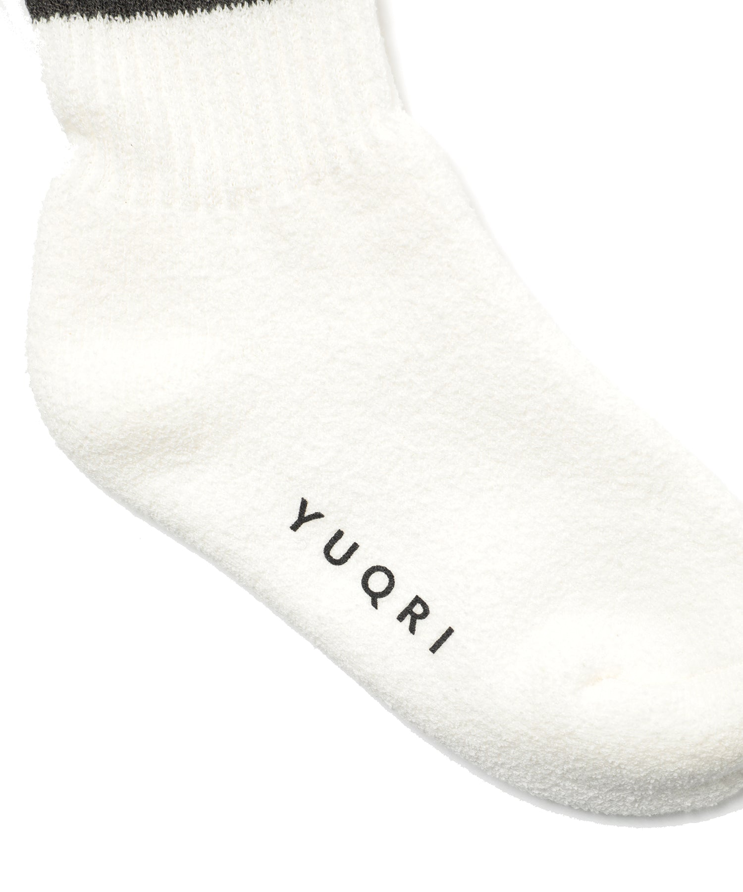 ユクリ YUQRI 【YUQRI / ユクリ】puff pile short crew line 抗菌防臭 消臭 制菌 靴下 ソックス 父の日 ギフト プレゼント 贈り物