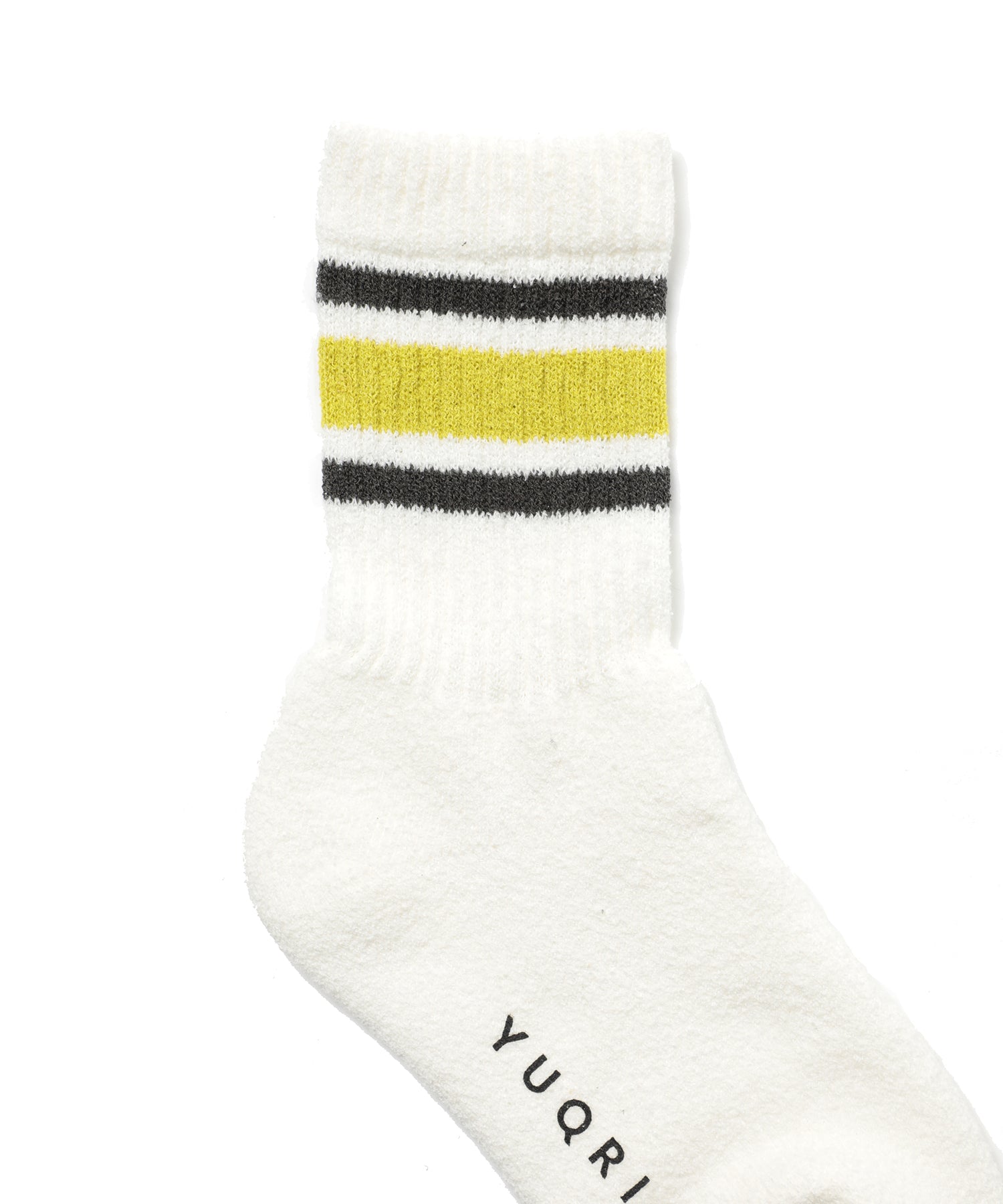 ユクリ YUQRI 【YUQRI / ユクリ】puff pile short crew line 抗菌防臭 消臭 制菌 靴下 ソックス 父の日 ギフト プレゼント 贈り物