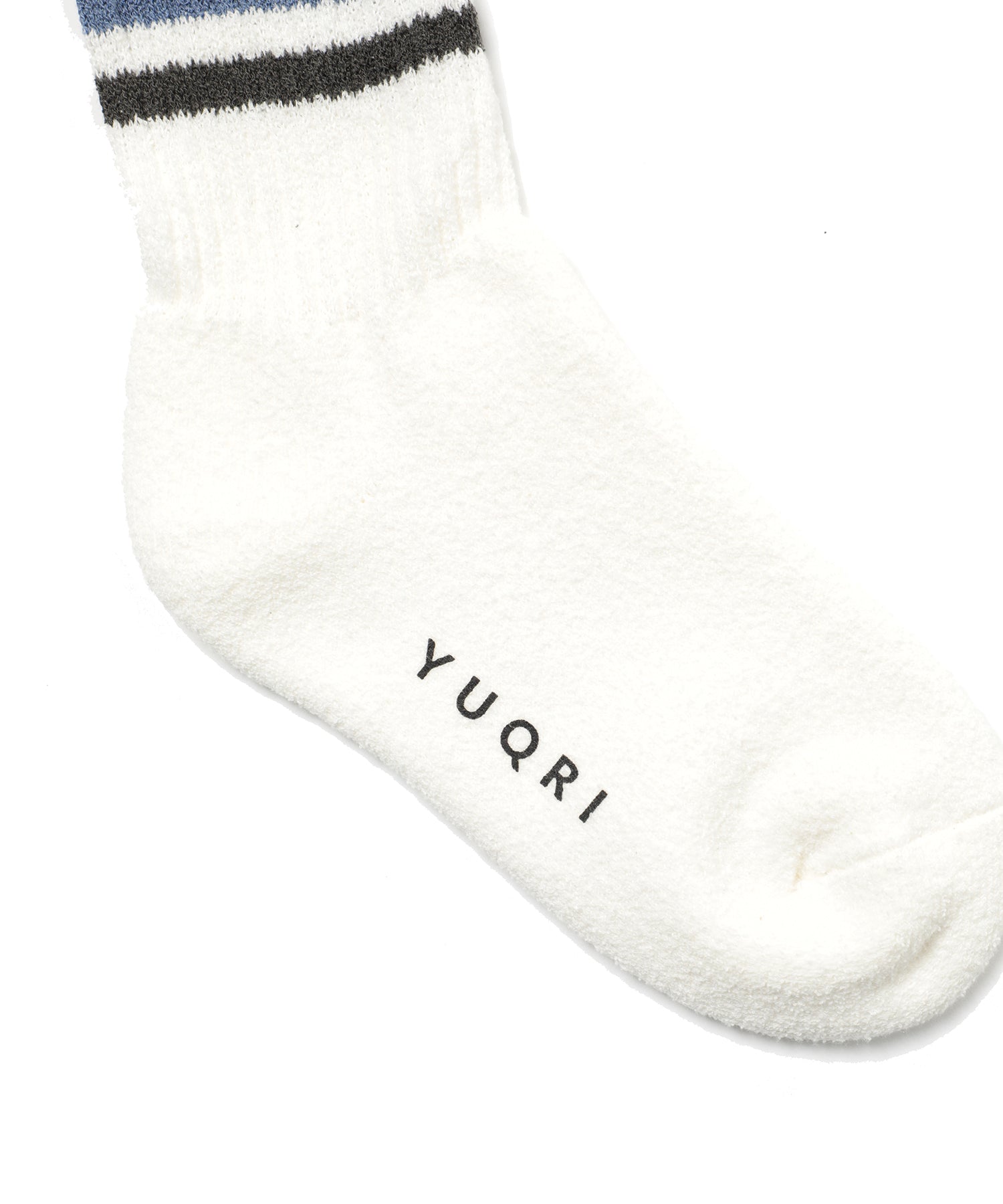 ユクリ YUQRI 【YUQRI / ユクリ】puff pile short crew line 抗菌防臭 消臭 制菌 靴下 ソックス 父の日 ギフト プレゼント 贈り物